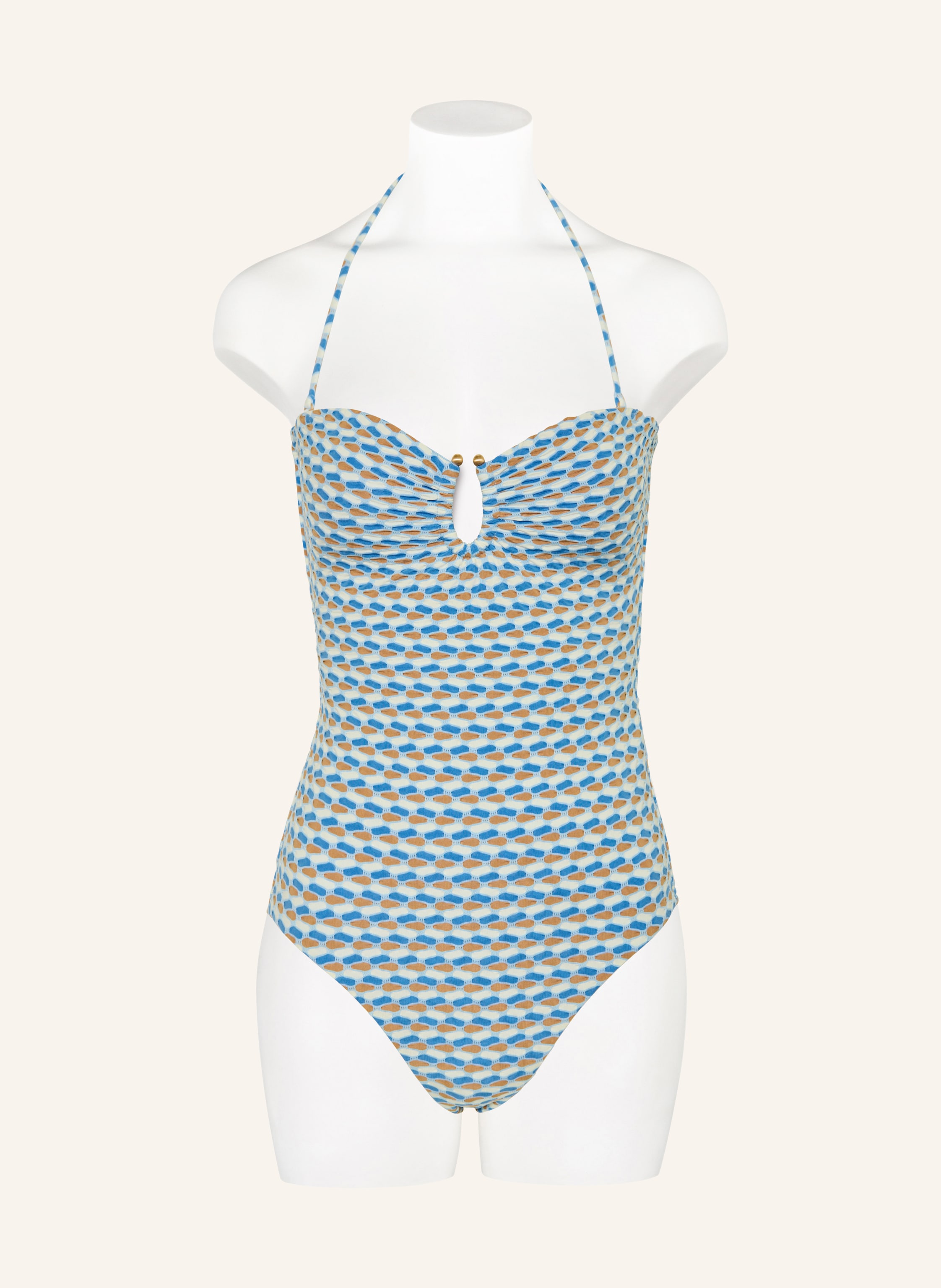 Thumbnail - Seafolly Bandeau-Badeanzug Mala blau