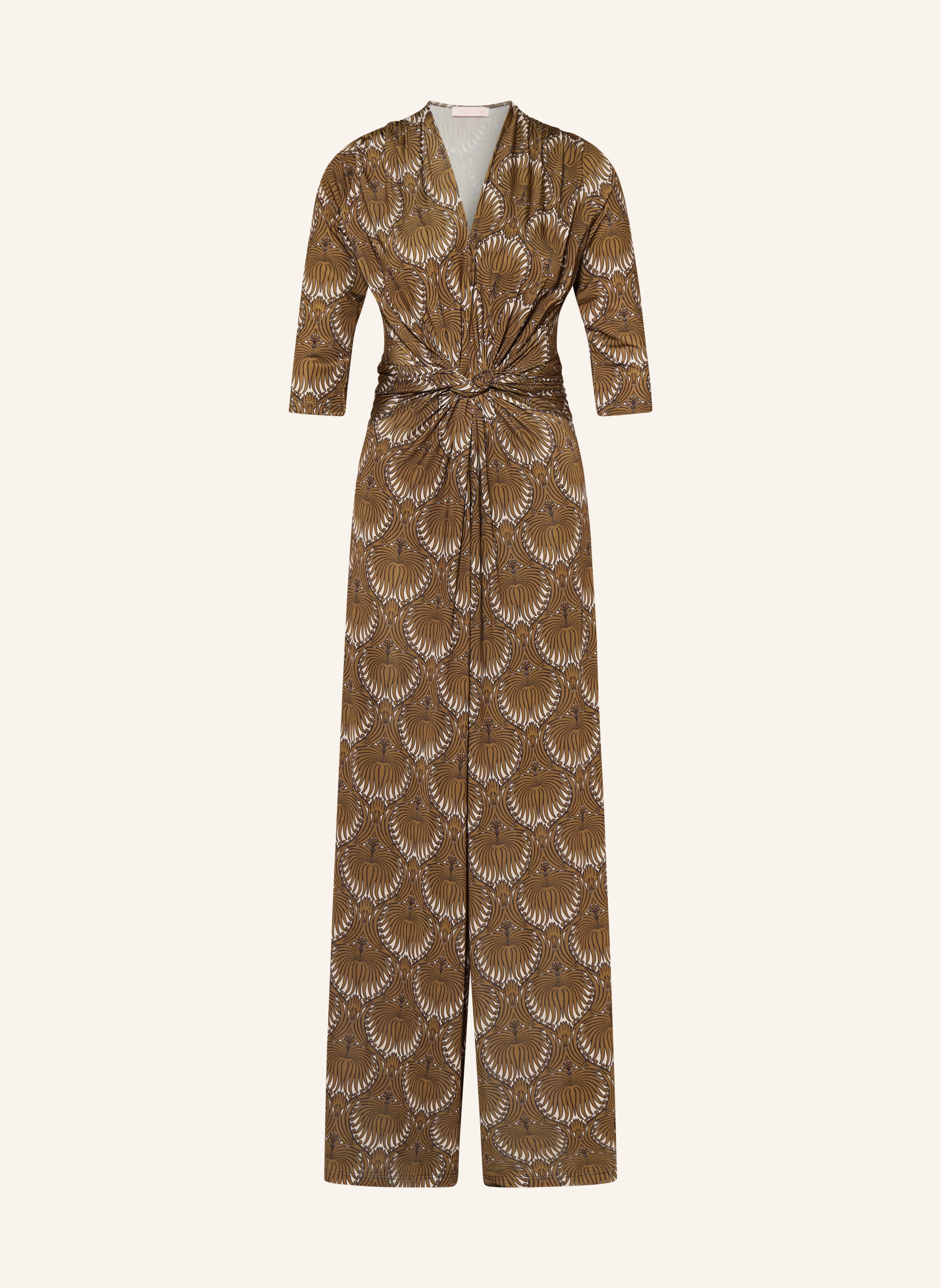 Marivie Jumpsuit Tempt Me! Aus Jersey Mit 3/4-Arm braun