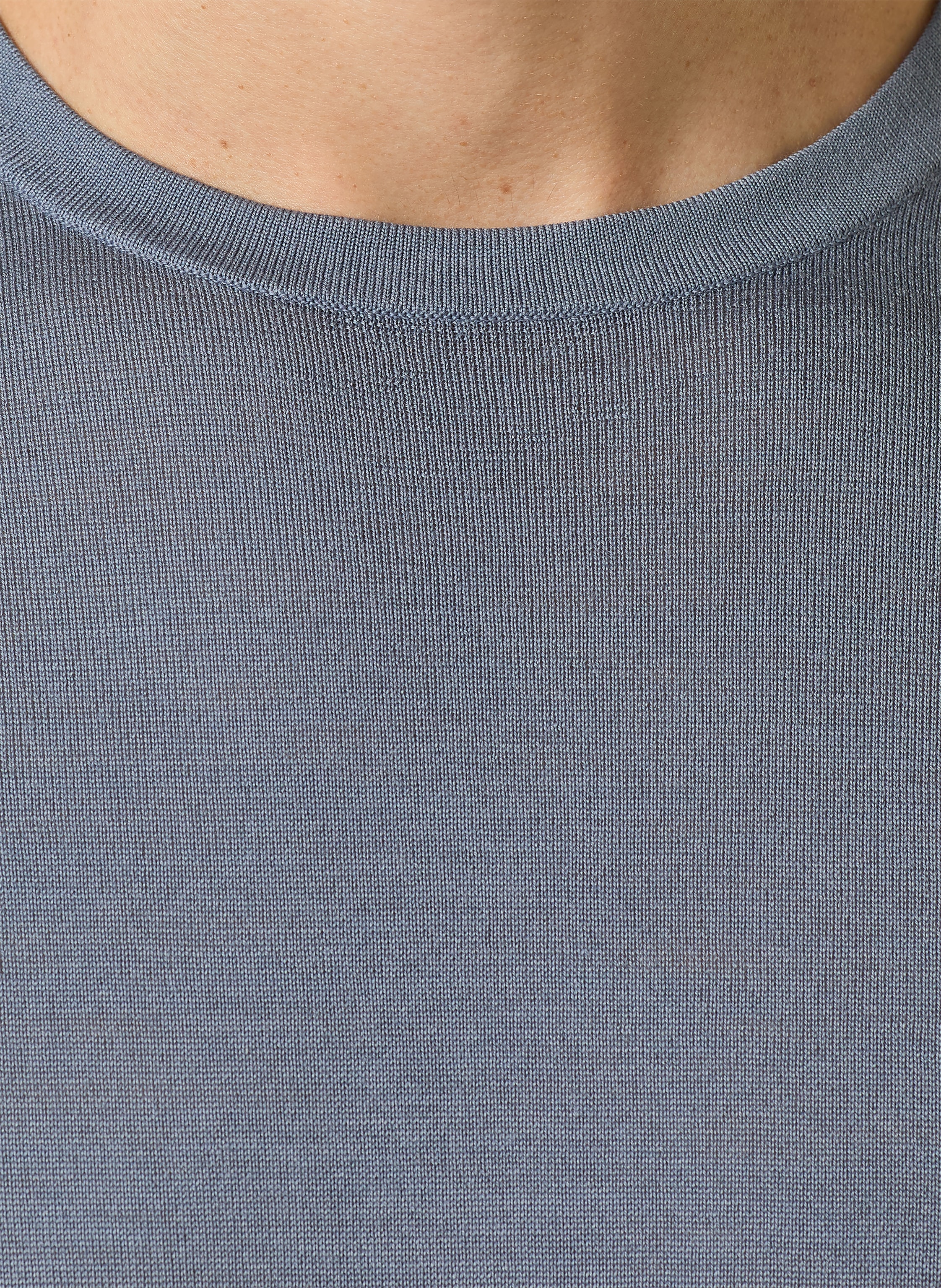 Thumbnail - Tiger Of Sweden Strickshirt Connor blau