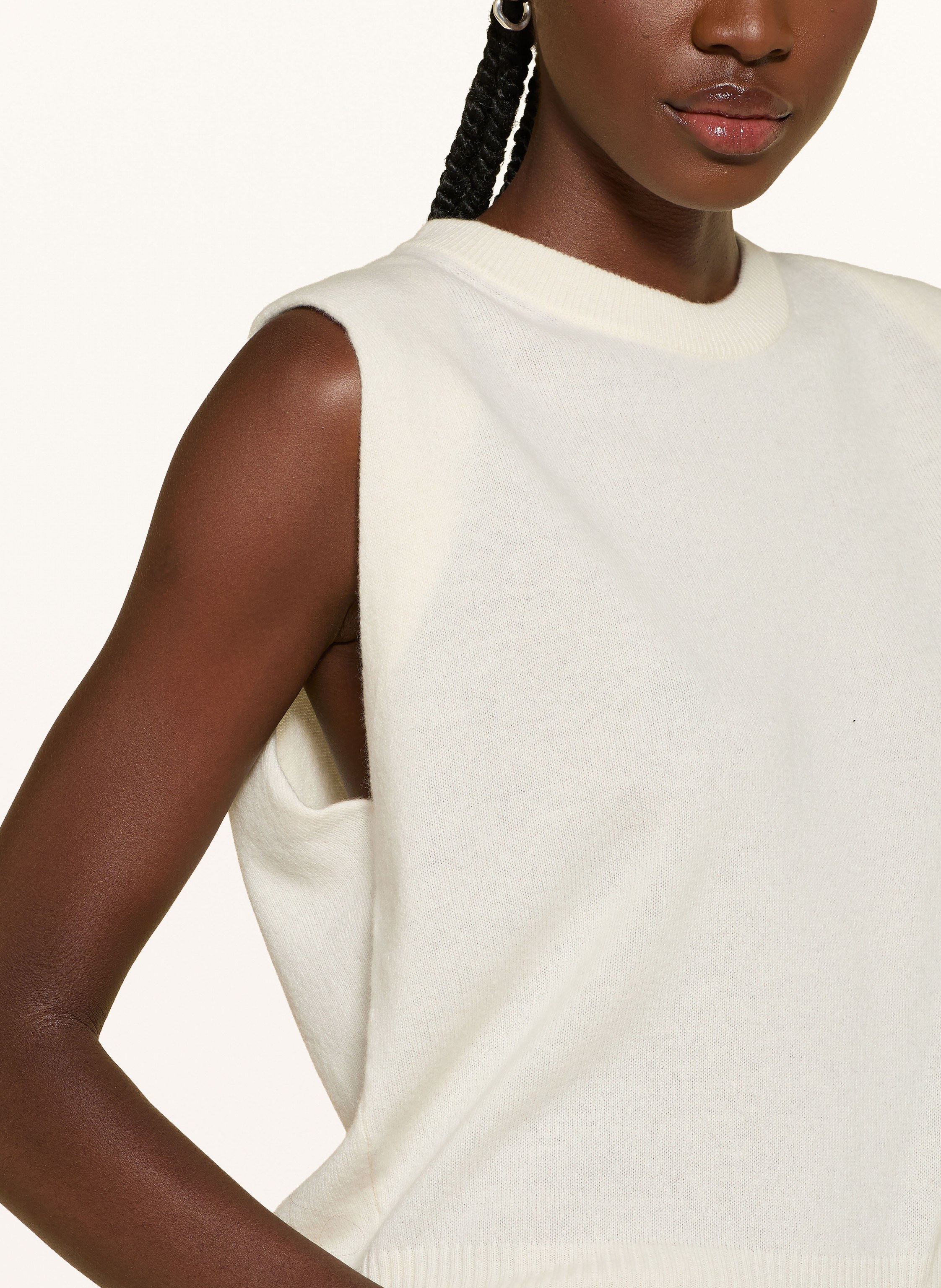 Thumbnail - Kujten Cashmere-Pullover Liora weiss