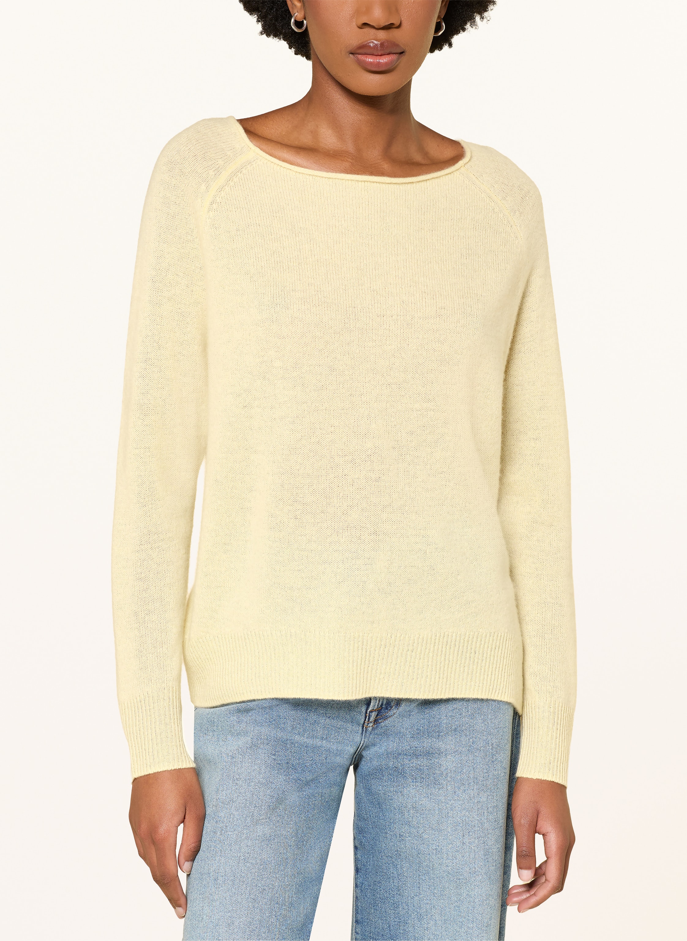 Thumbnail - Kujten Cashmere-Pullover Liora gelb
