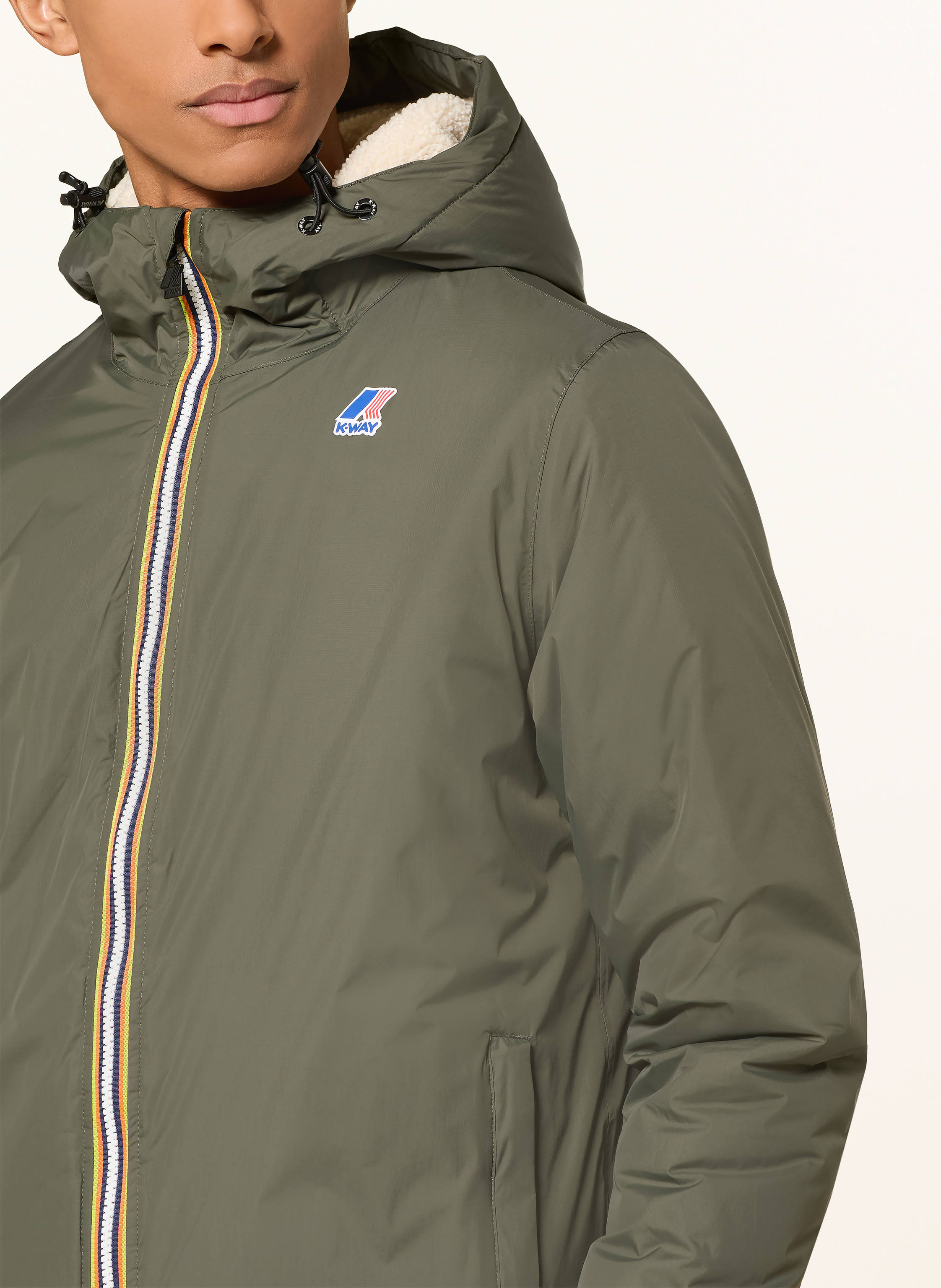 Thumbnail - K-Way Jacke Le Vrai 4.0 Claude Orsetto gruen