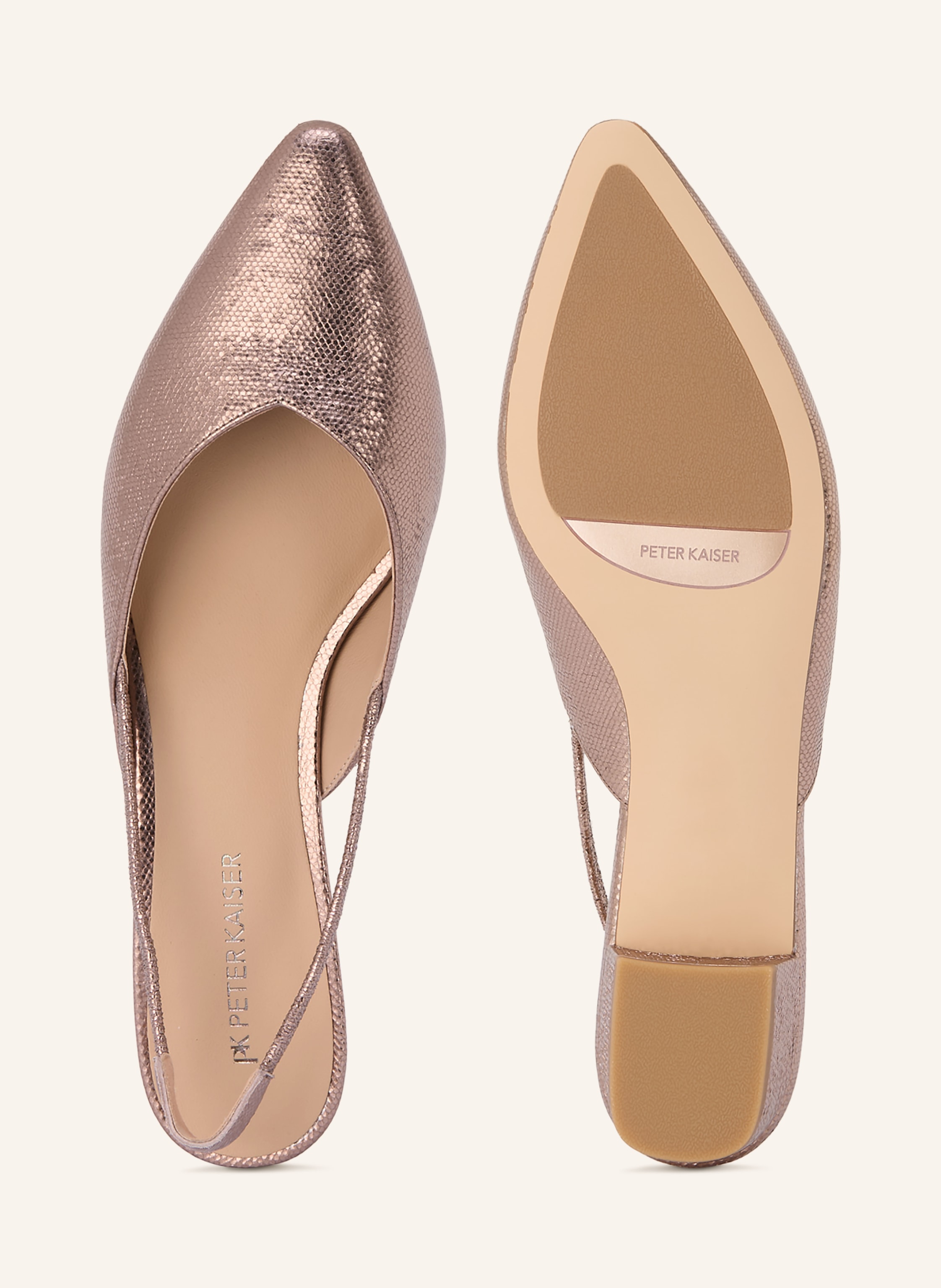 Thumbnail - Peter Kaiser Slingpumps Napoli rosegold