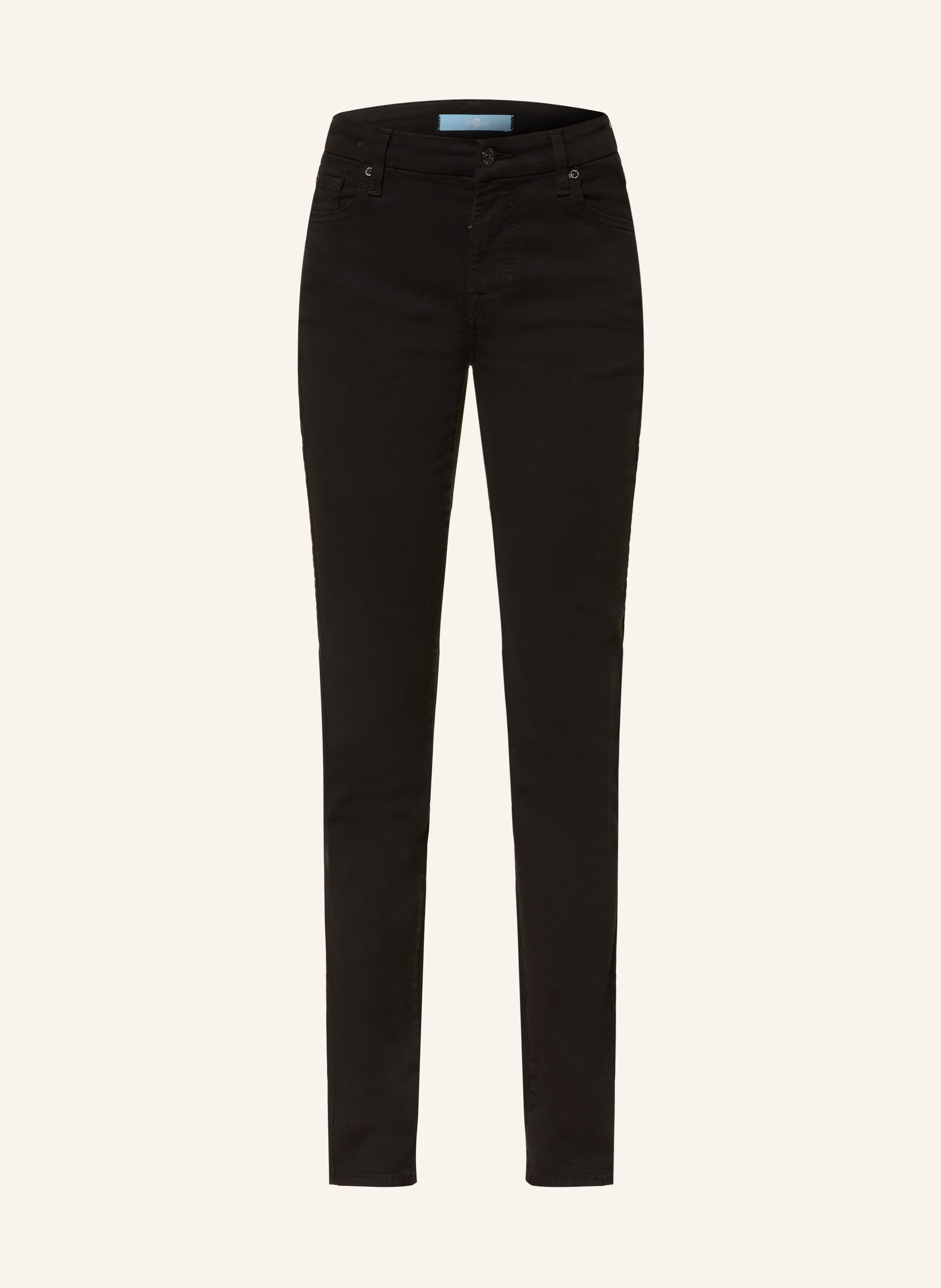 7 For All Mankind Straight Jeans Kimmie Straight schwarz