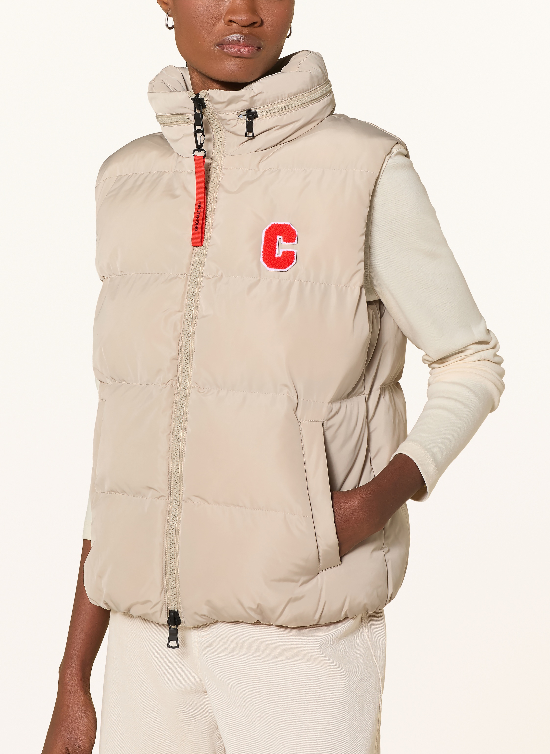 Thumbnail - No.1 Como Steppweste Cortina beige