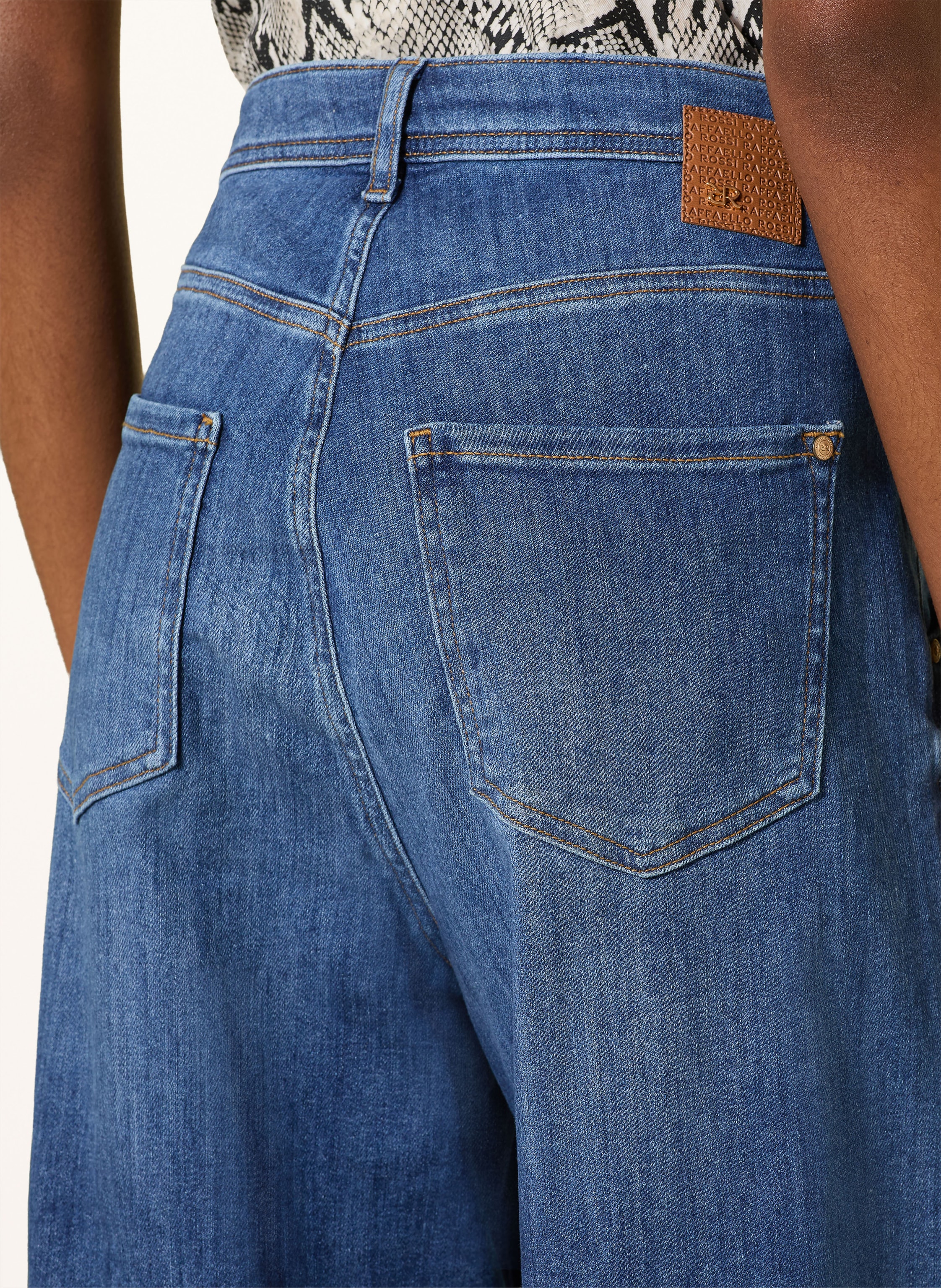 Thumbnail - Raffaello Rossi Wide Leg Jeans Jany blau