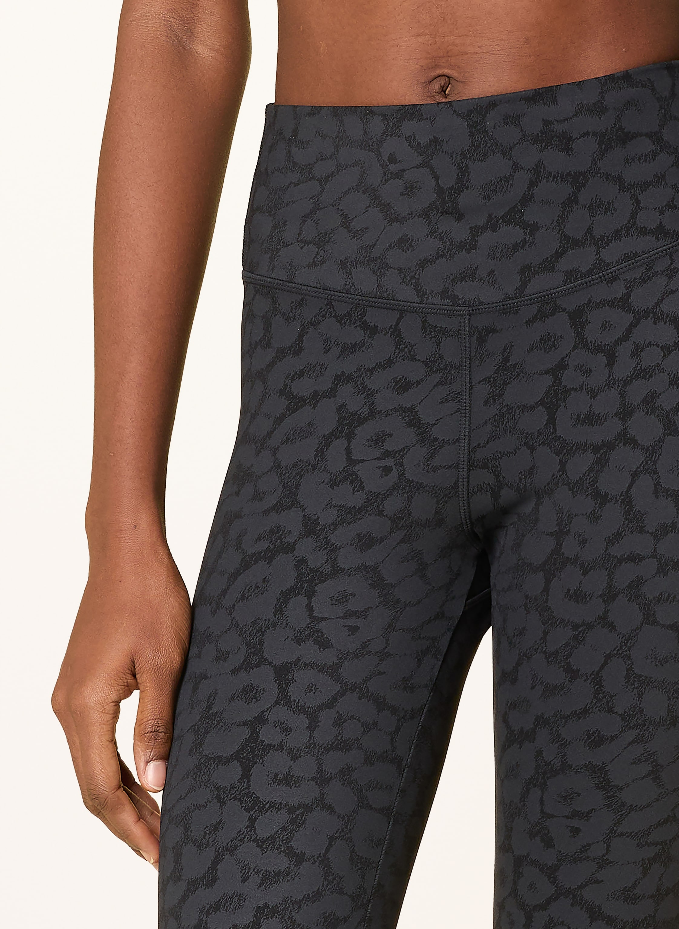 Thumbnail - Mandala Tights Mono Printed schwarz