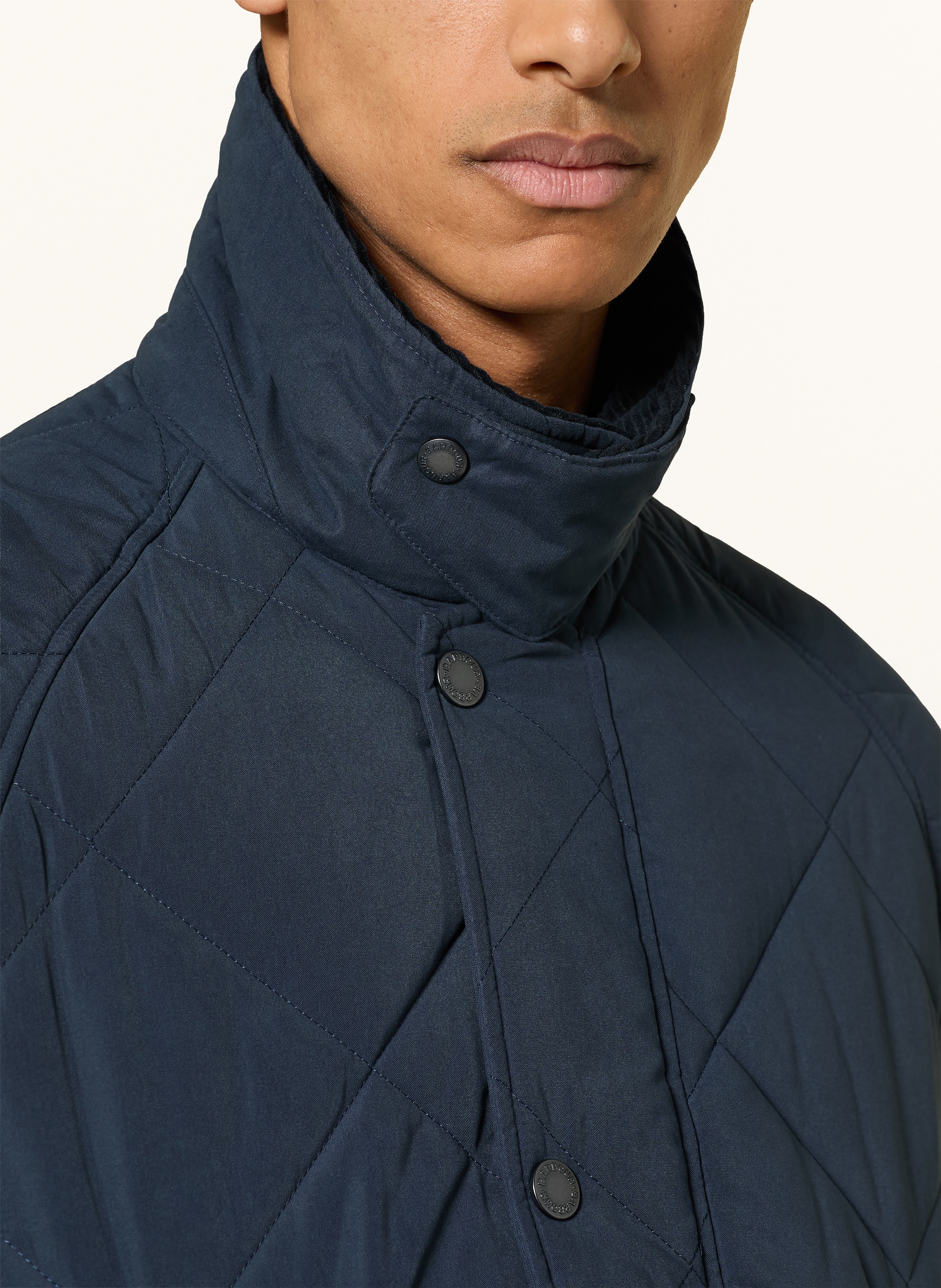 Thumbnail - Barbour Steppjacke Bedale blau