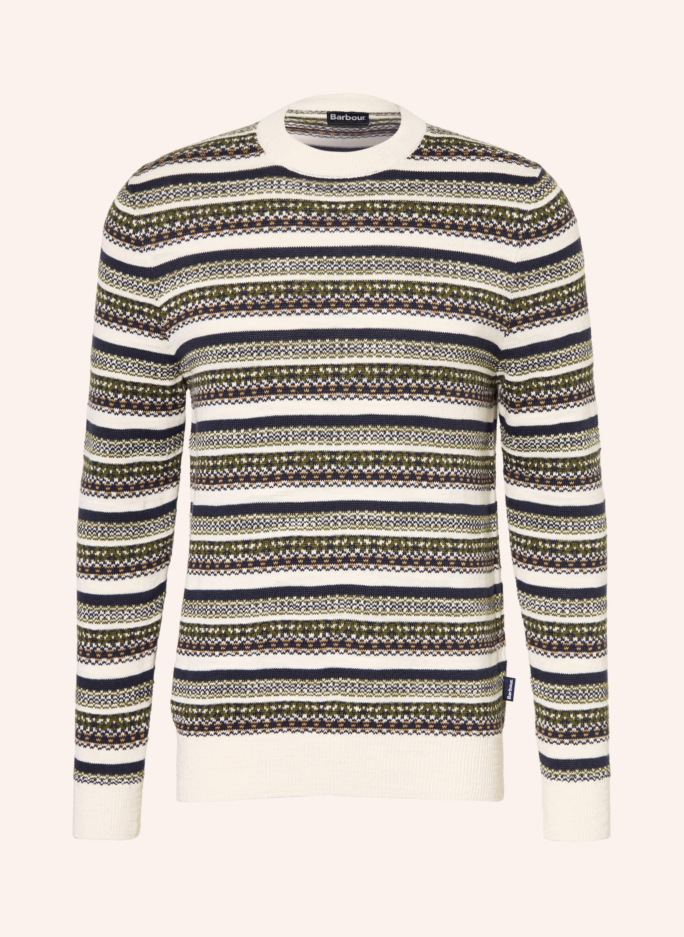 Barbour Pullover Topcliffe weiss