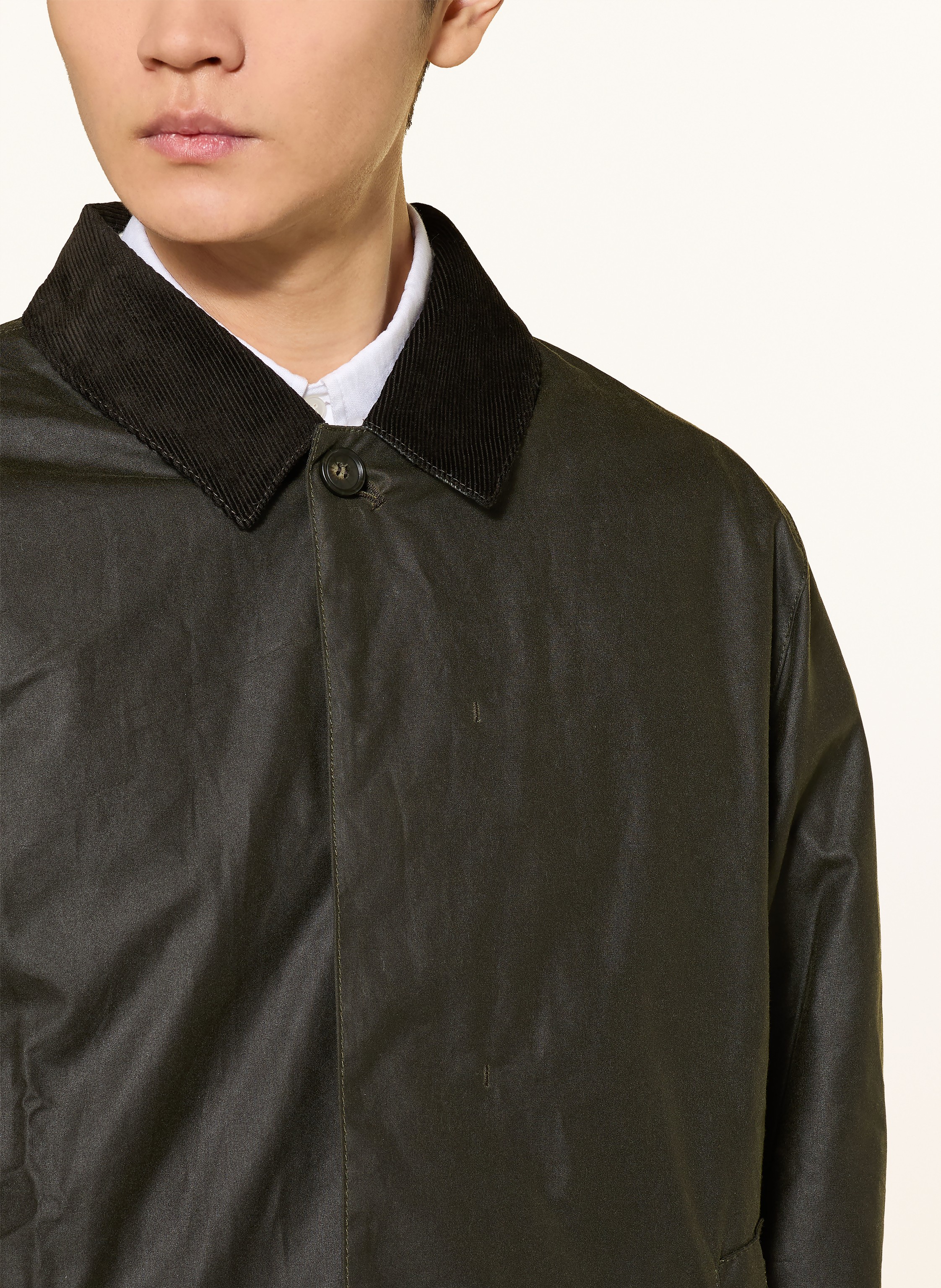 Thumbnail - Barbour Jacke Lorden Wax Mac gruen