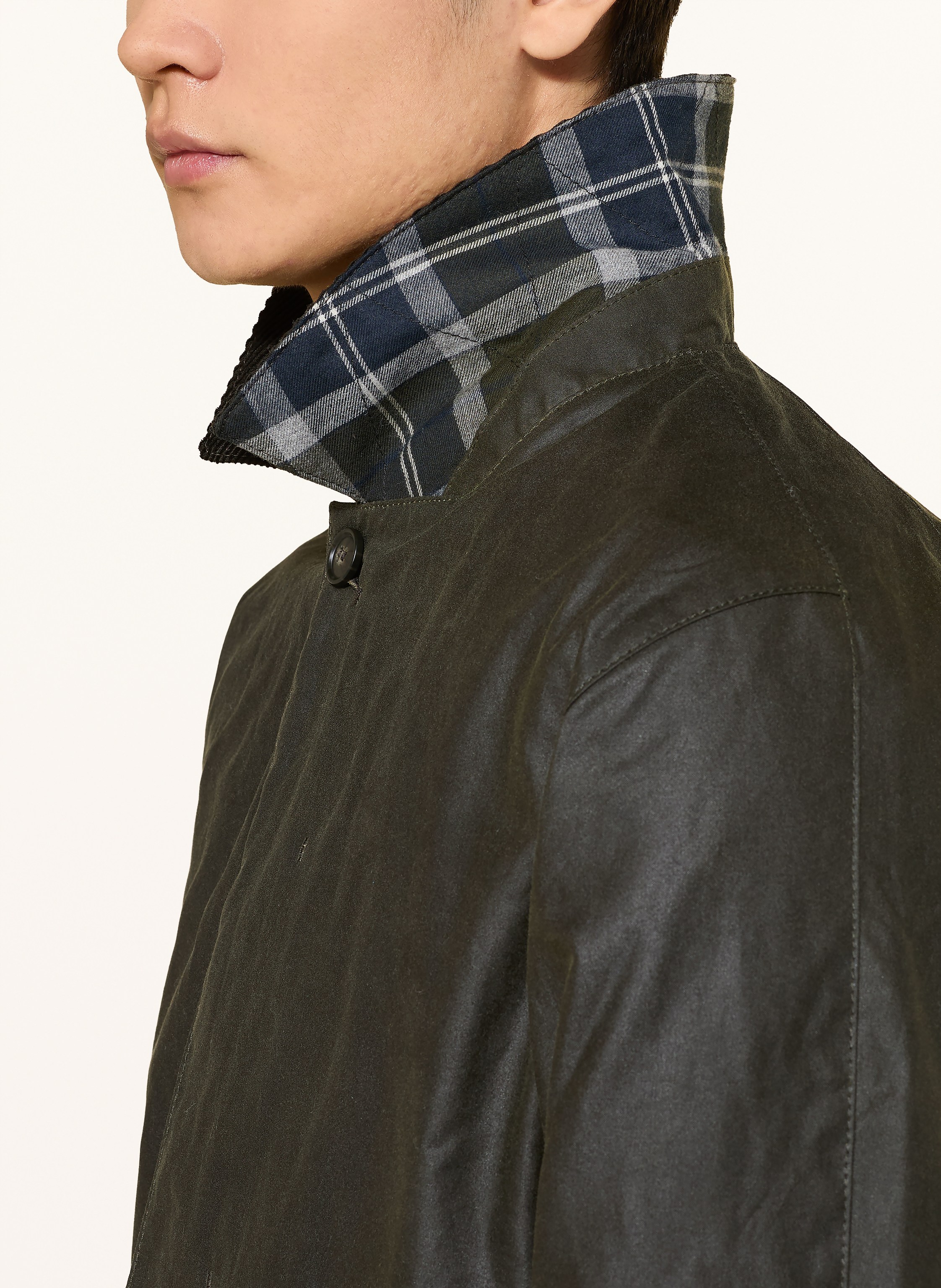 Thumbnail - Barbour Jacke Lorden Wax Mac gruen