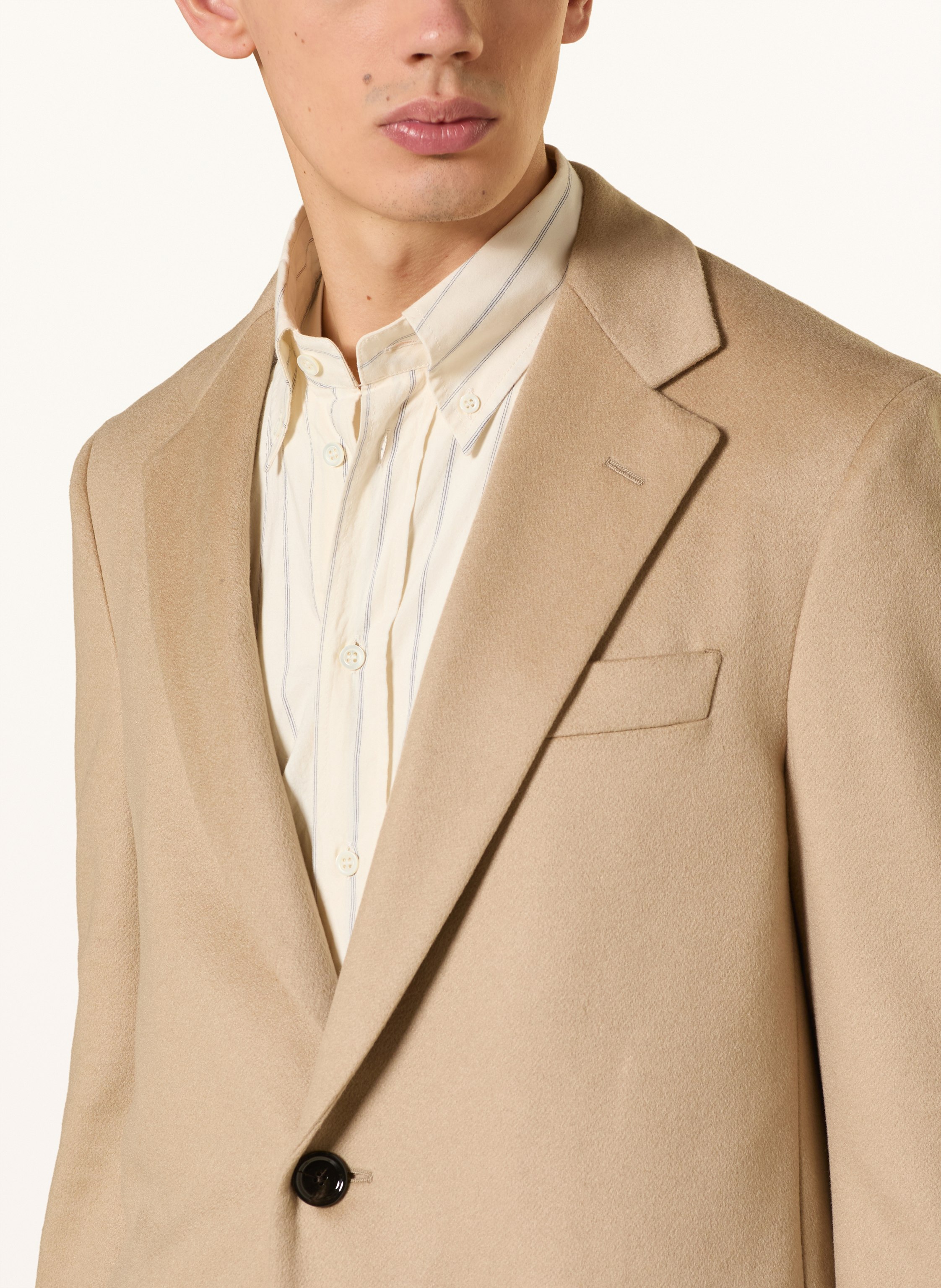 Thumbnail - Lardini Cashmere-Mantel beige