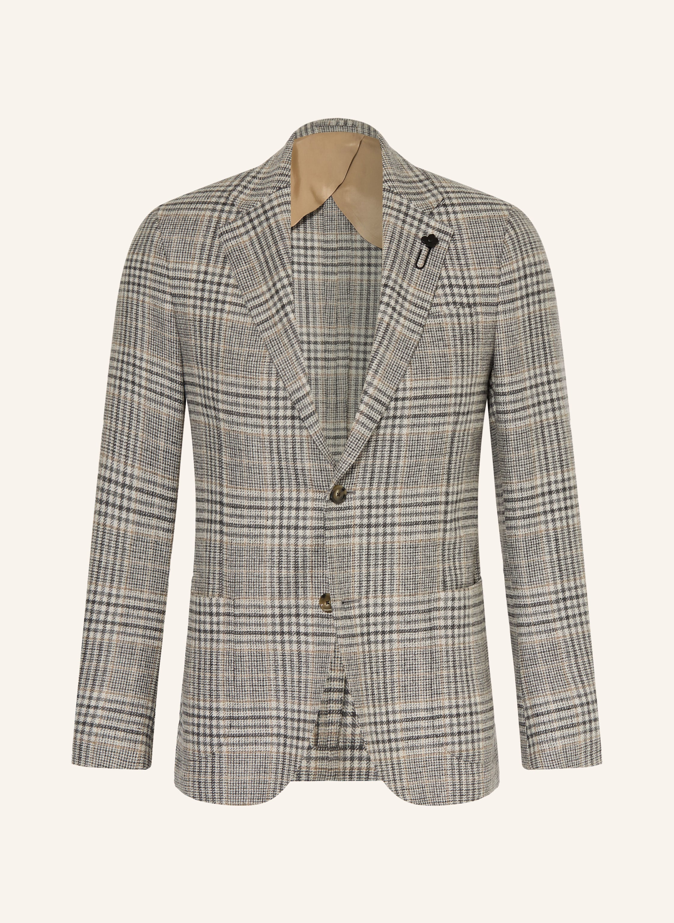 Lardini Lardini Sakko Extra Slim Fit grau in HELLGRAU / DUNKELGRAU / GRAU