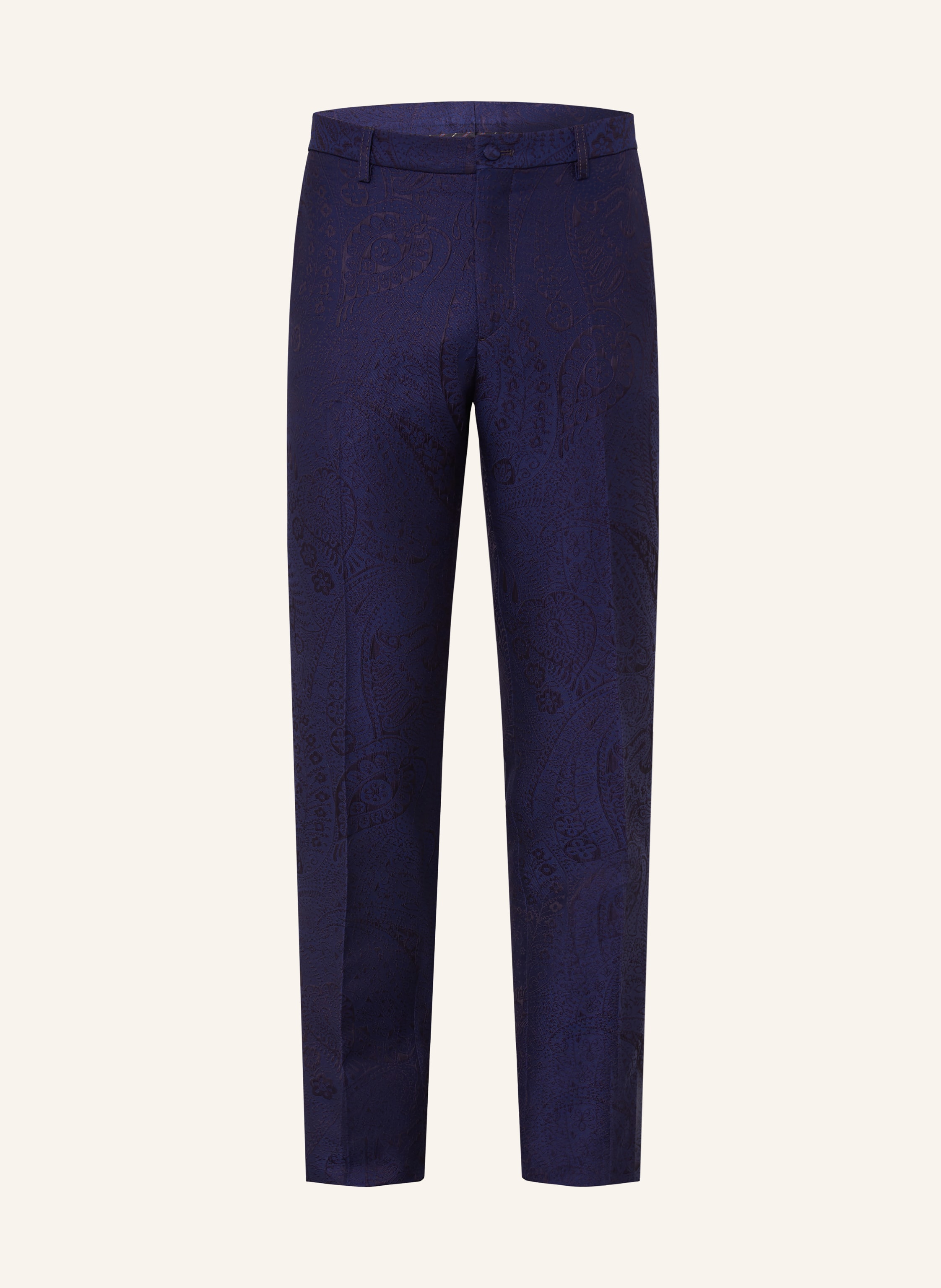 Etro Jacquard-Hose Regular Fit blau