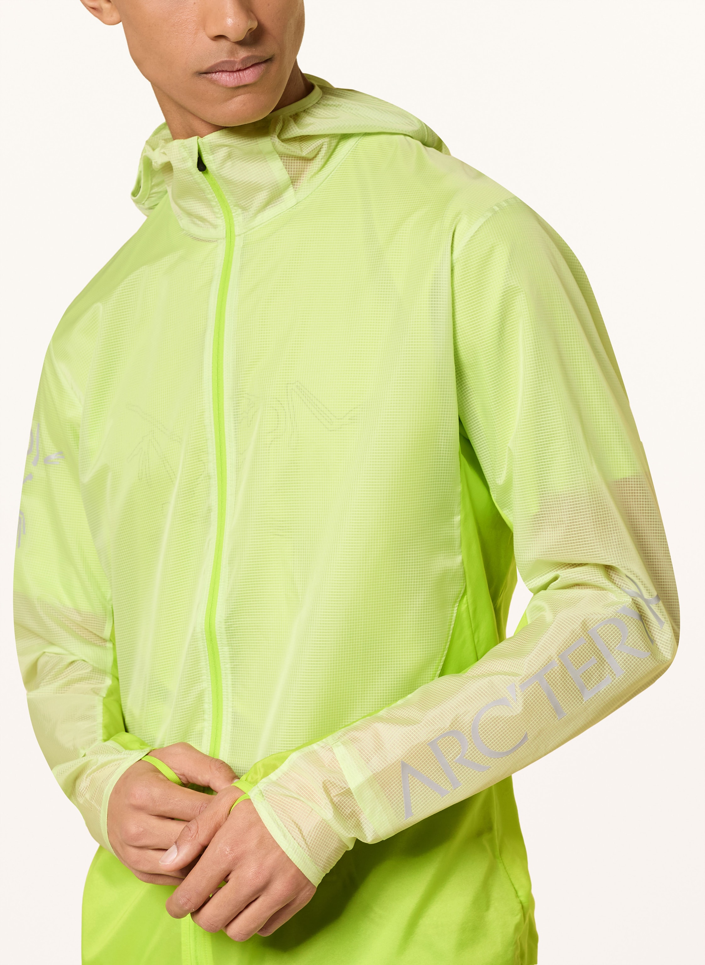 Thumbnail - Arc'teryx Funktionsjacke Norvan Windshell gelb