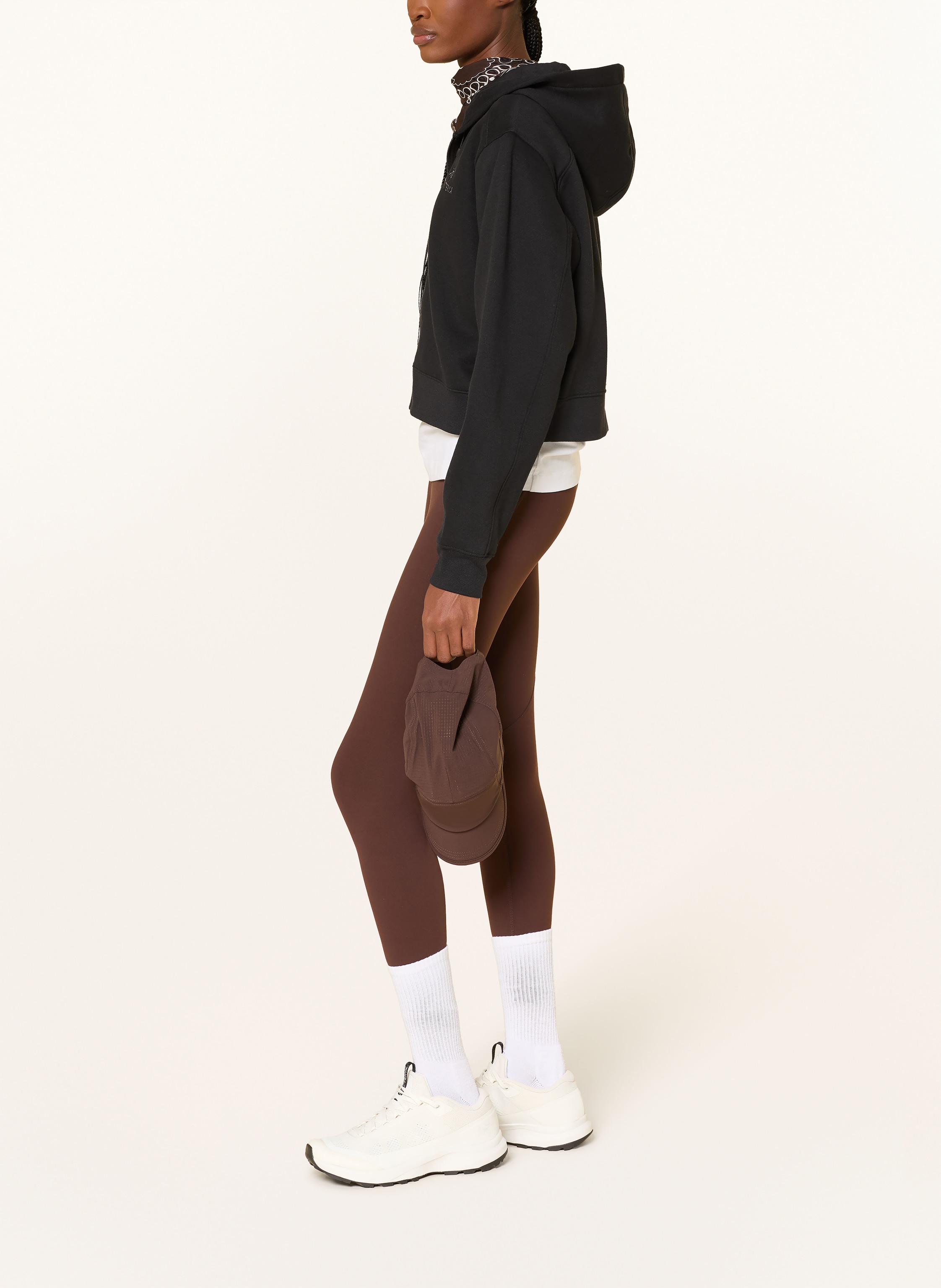 Thumbnail - Arc'teryx Sweatjacke Emblem Crop schwarz