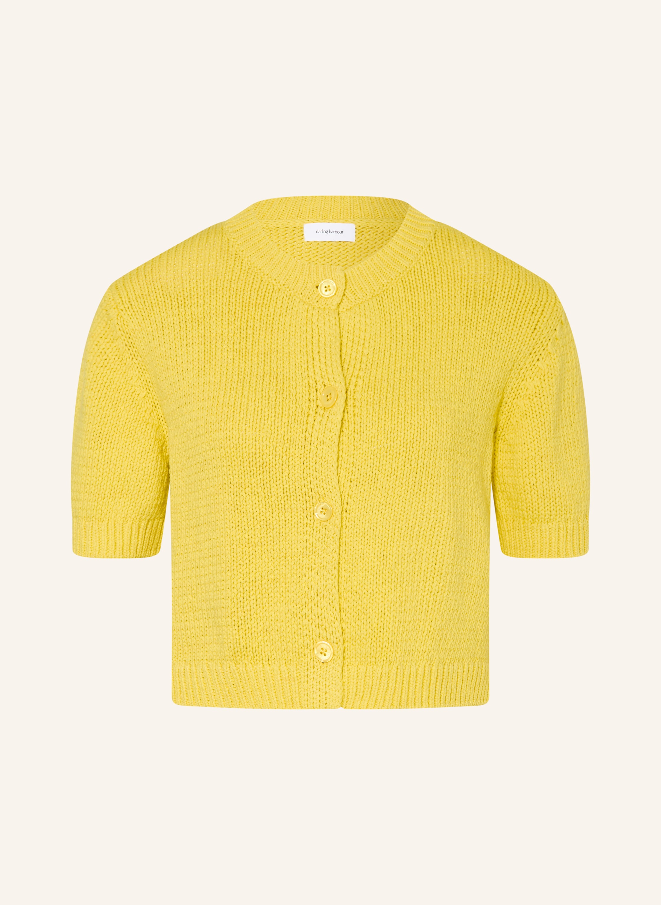 Darling Harbour Strickjacke gelb