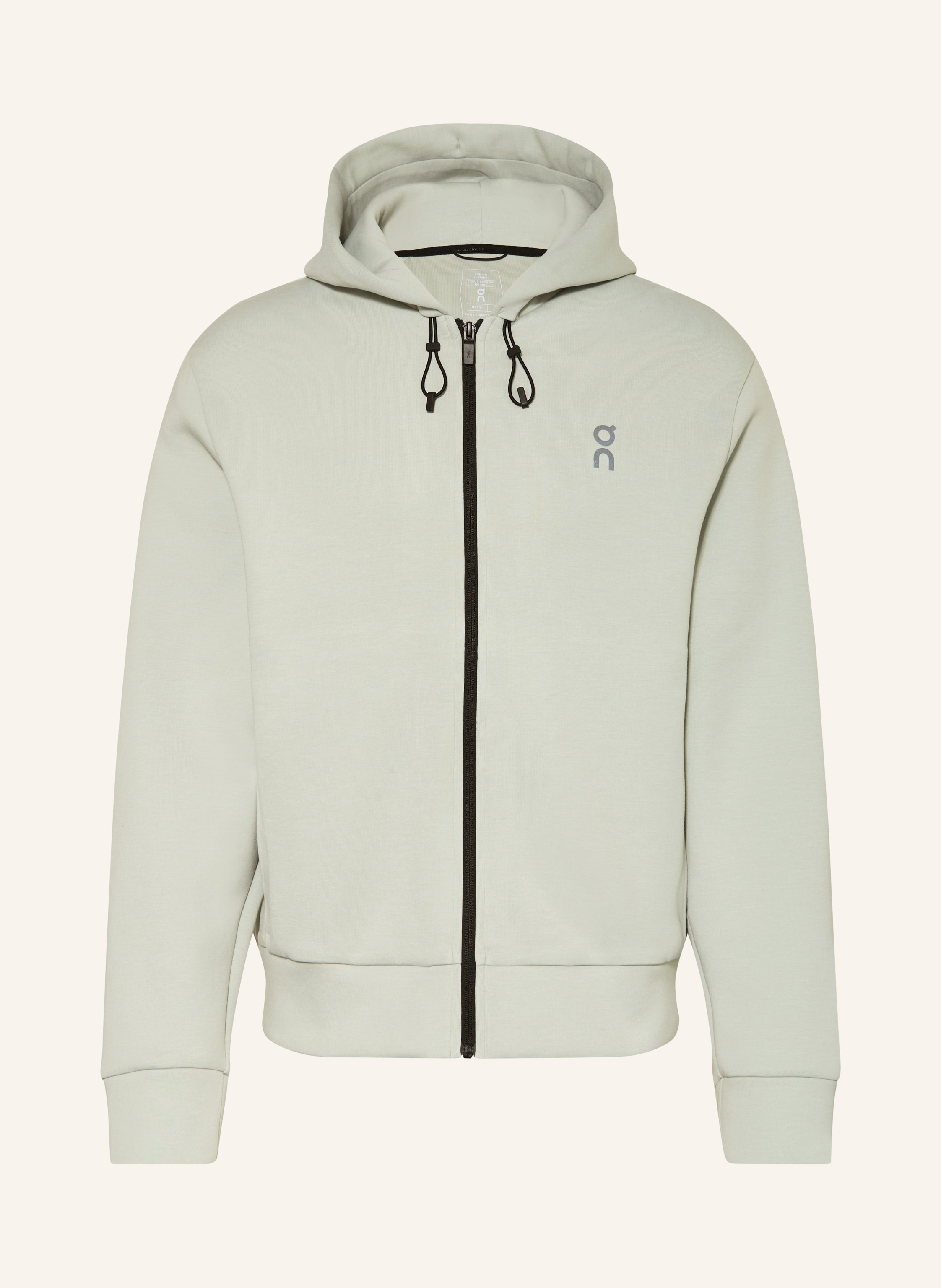 On Trainingsjacke Focus Tech gruen