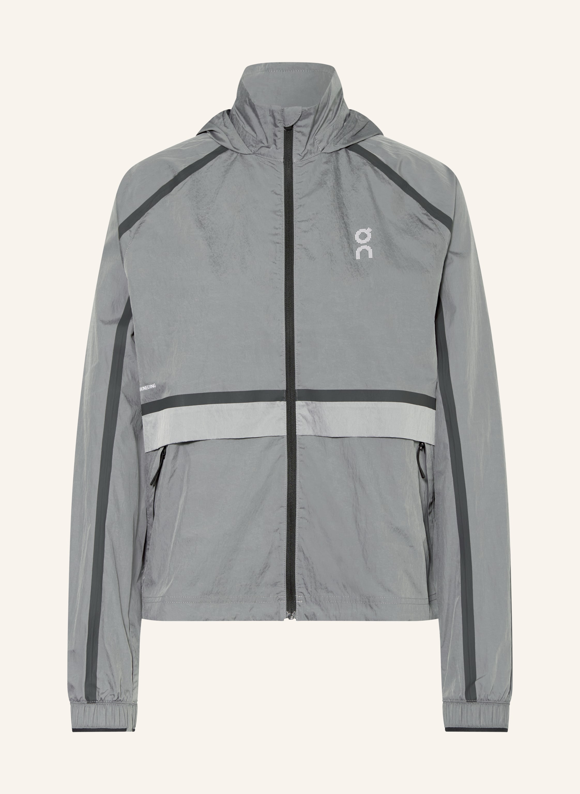 On Laufjacke Performance Volt grau