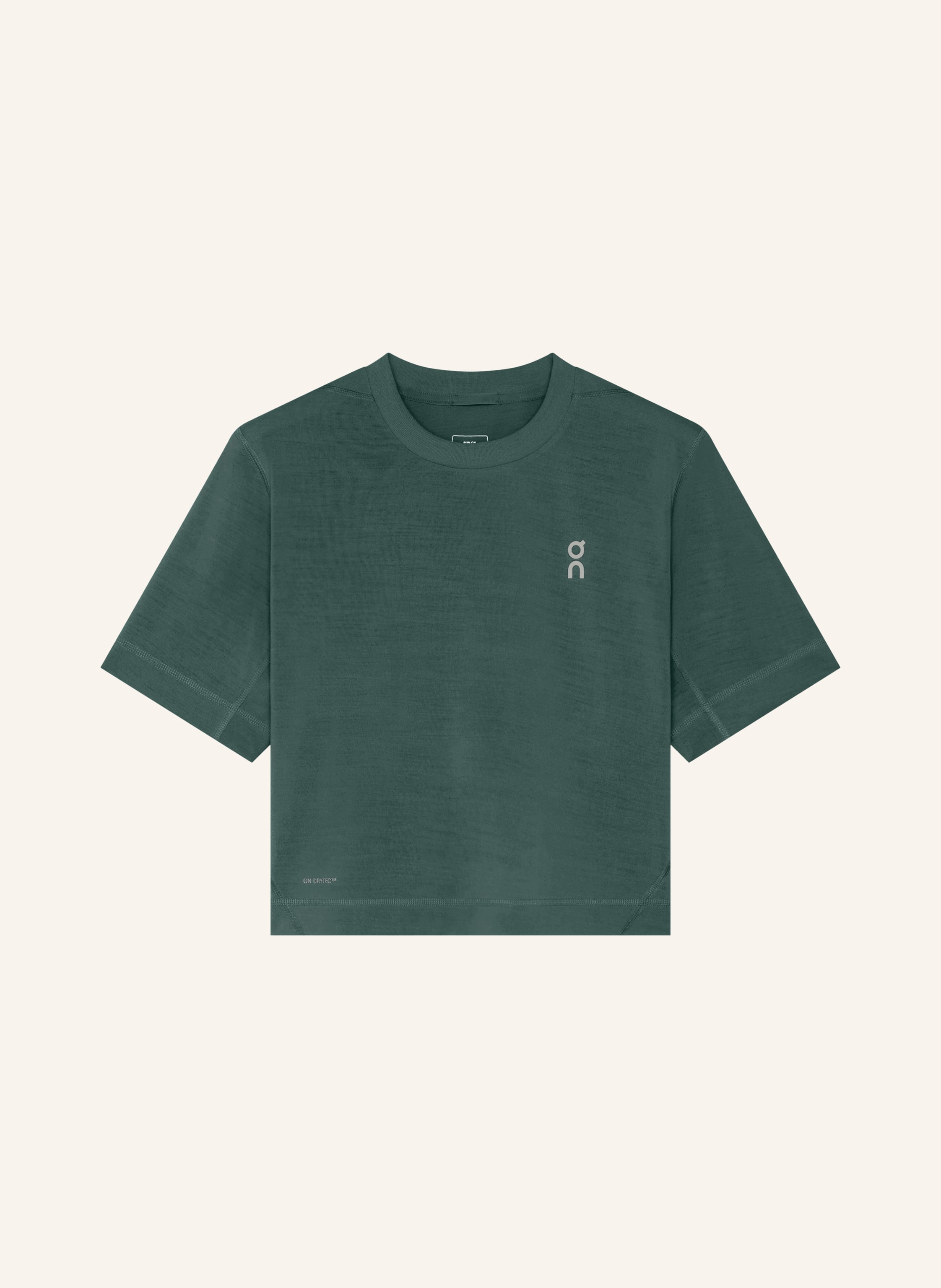 On T-Shirt Train T-Crop gruen