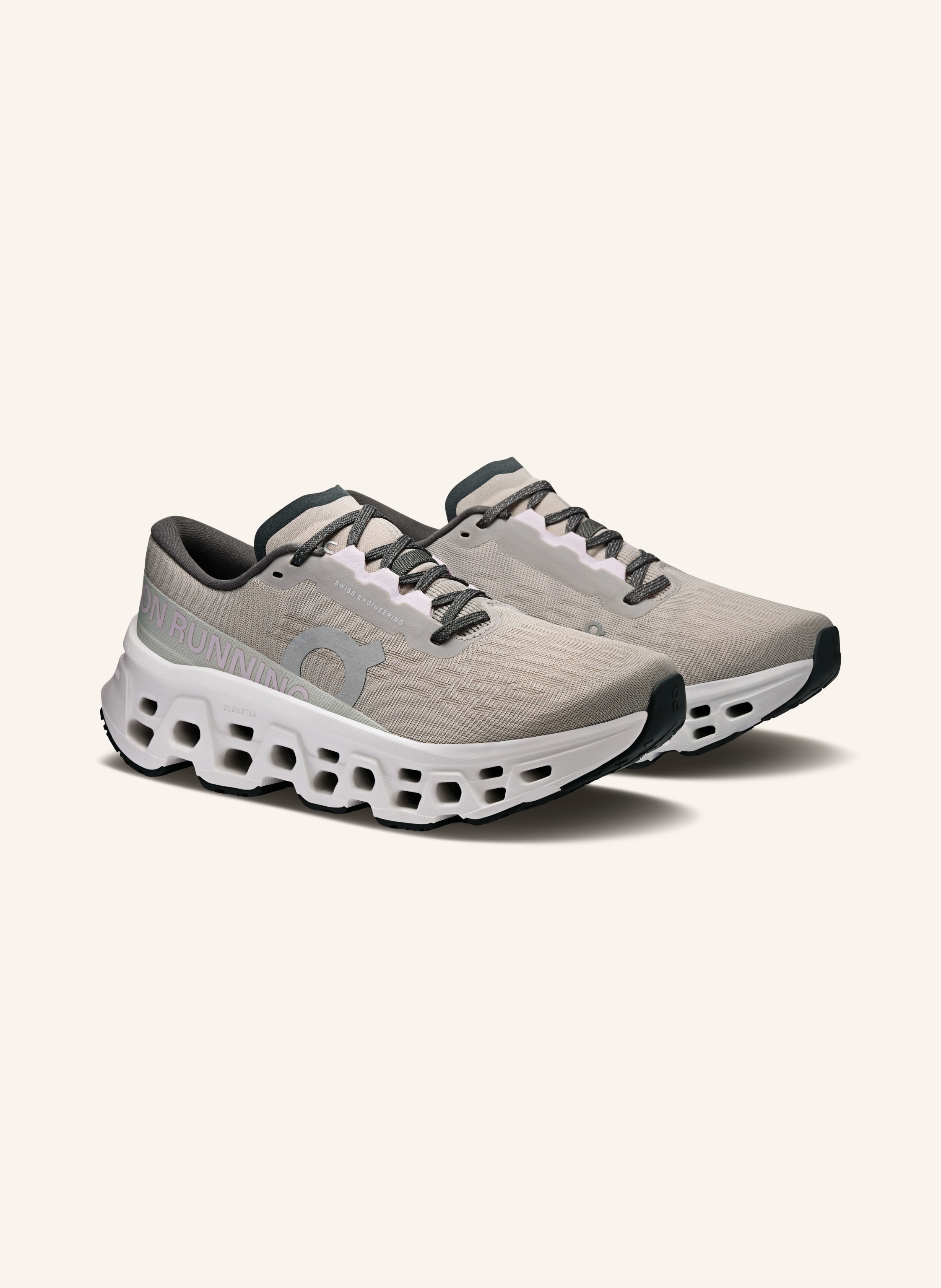 On Laufschuhe Cloudmonster 3 beige
