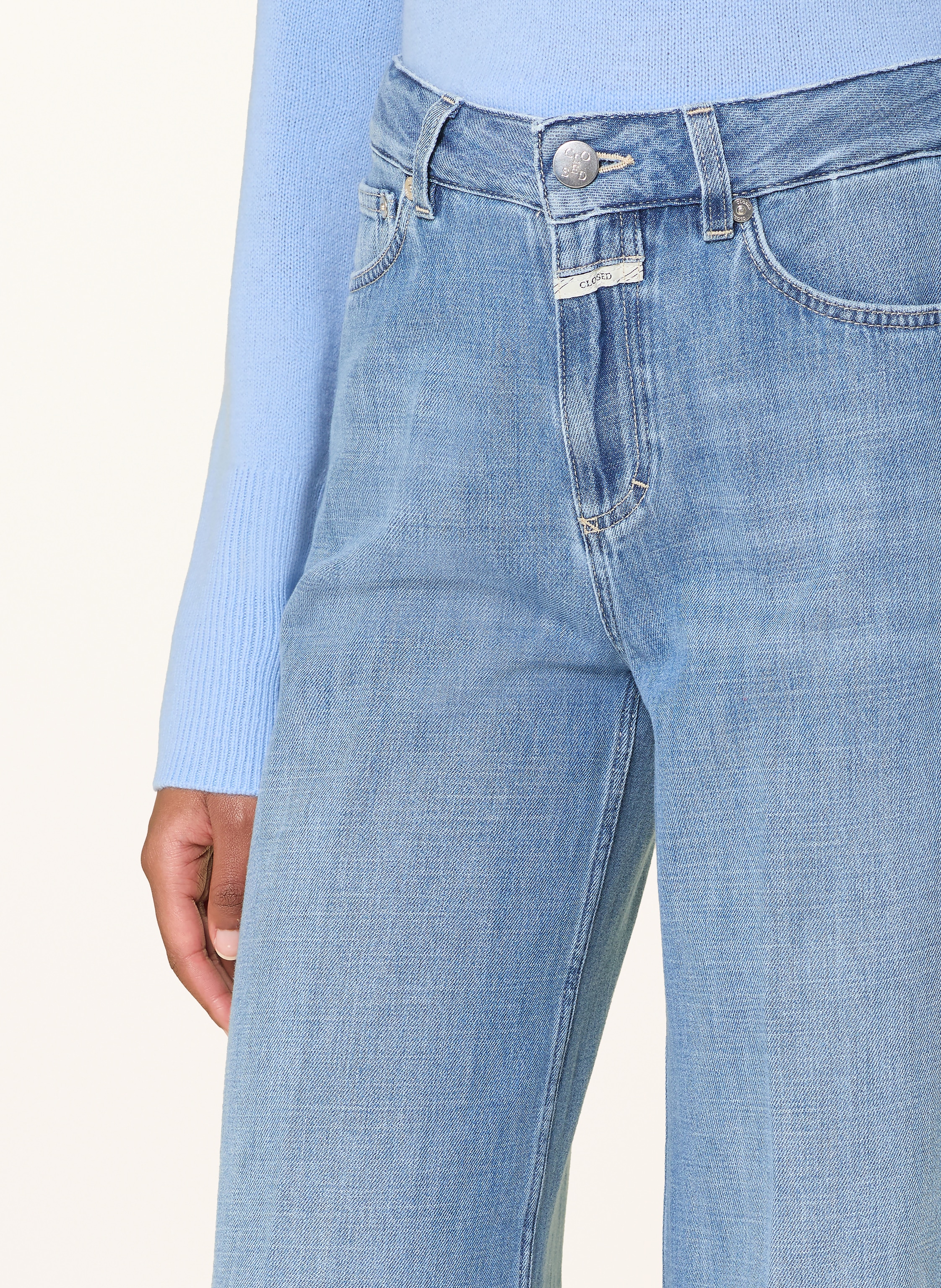 Thumbnail - Closed Wide Leg Jeans Glow Up blau