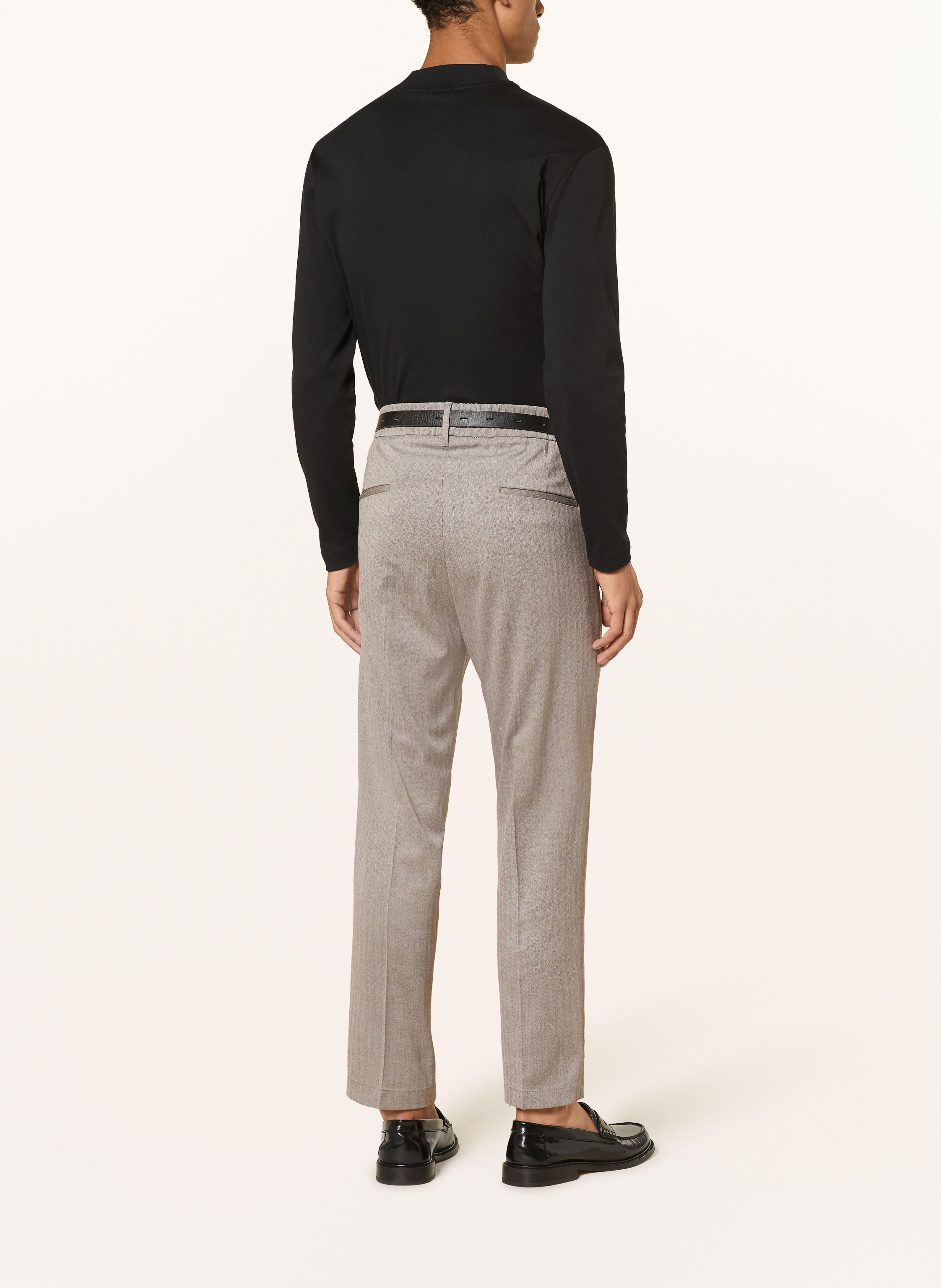 Thumbnail - Drykorn Anzughose Chasy Regular Fit Mit Verkürzter Beinlänge grau