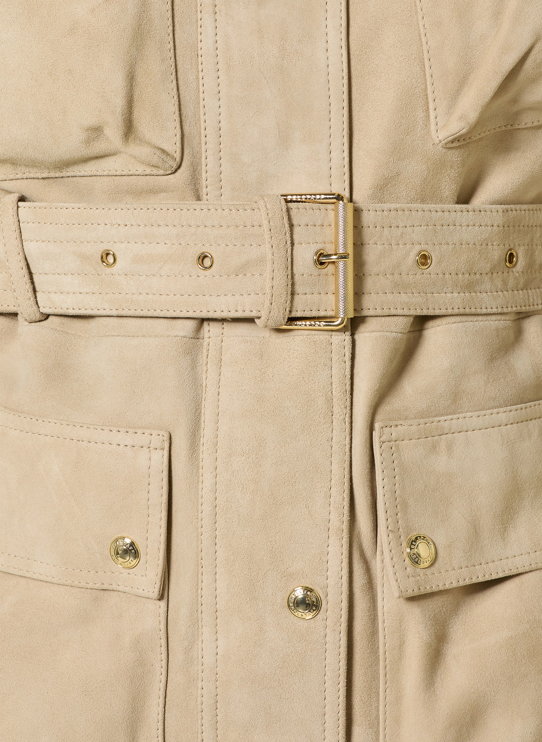 Thumbnail - Belstaff Lederjacke Trailmaster Panther beige