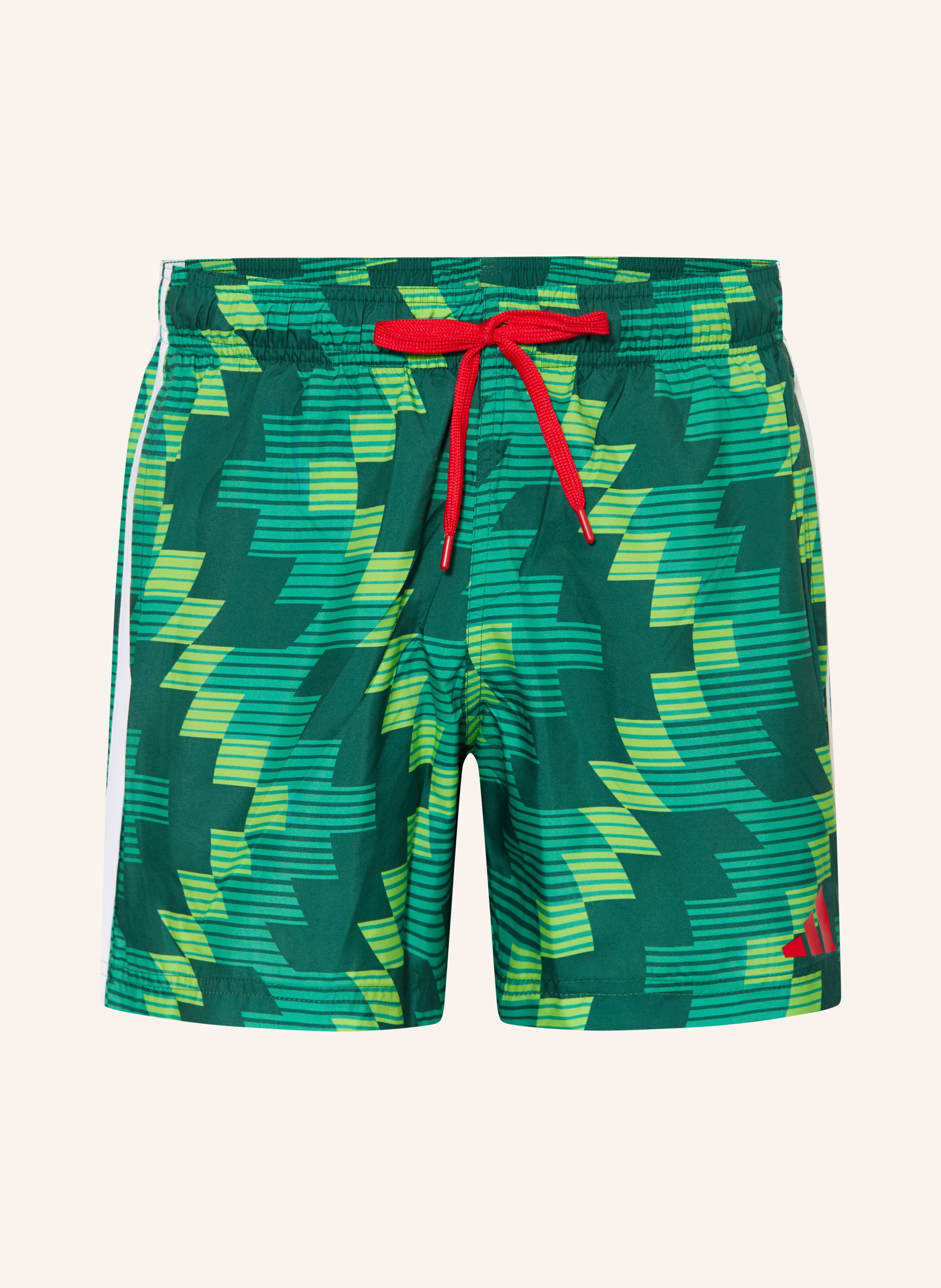 Adidas Badeshorts Football-Inspired Graphic 5inch gruen