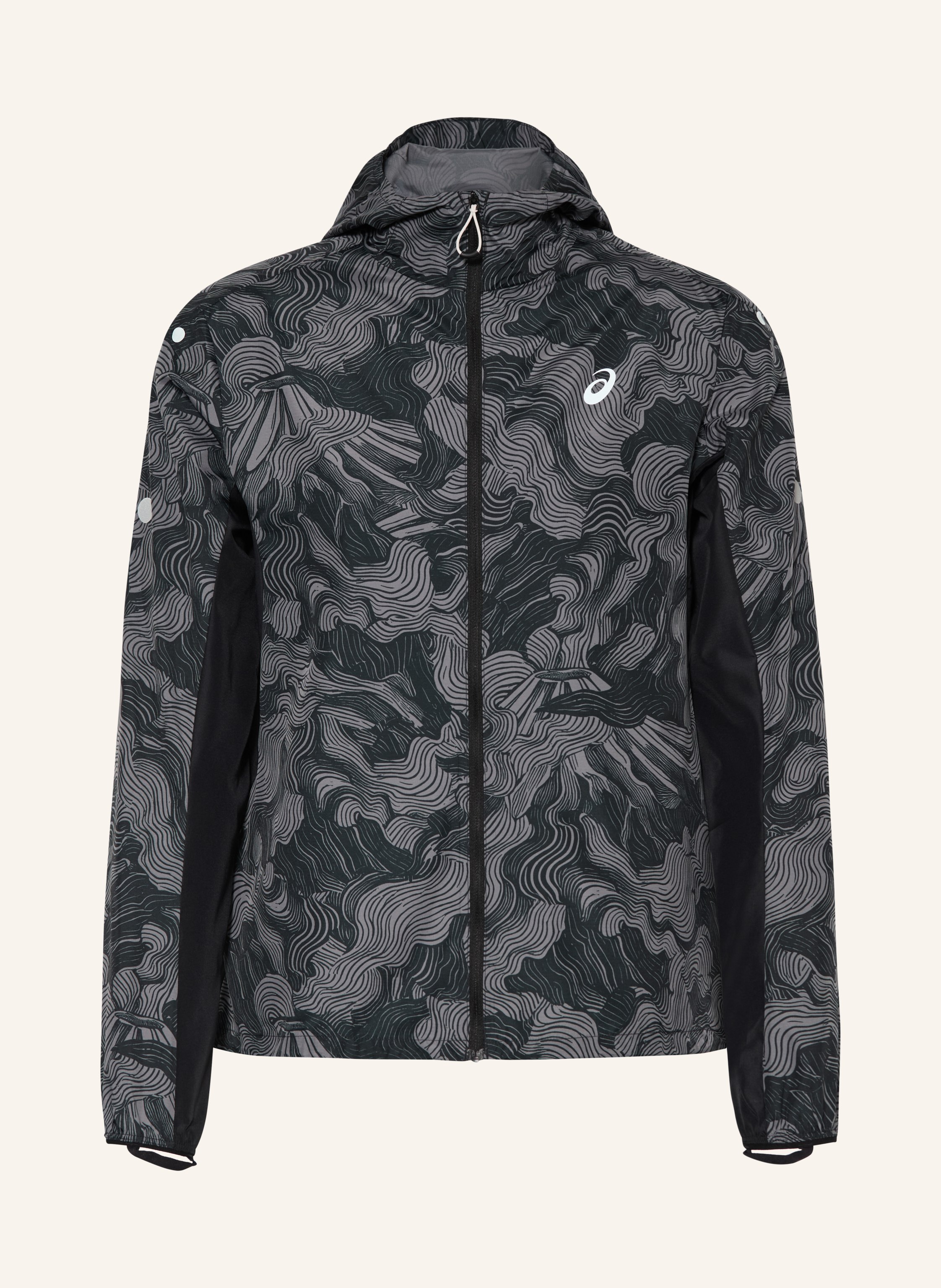 Asics Laufjacke Fujitrail Packable schwarz
