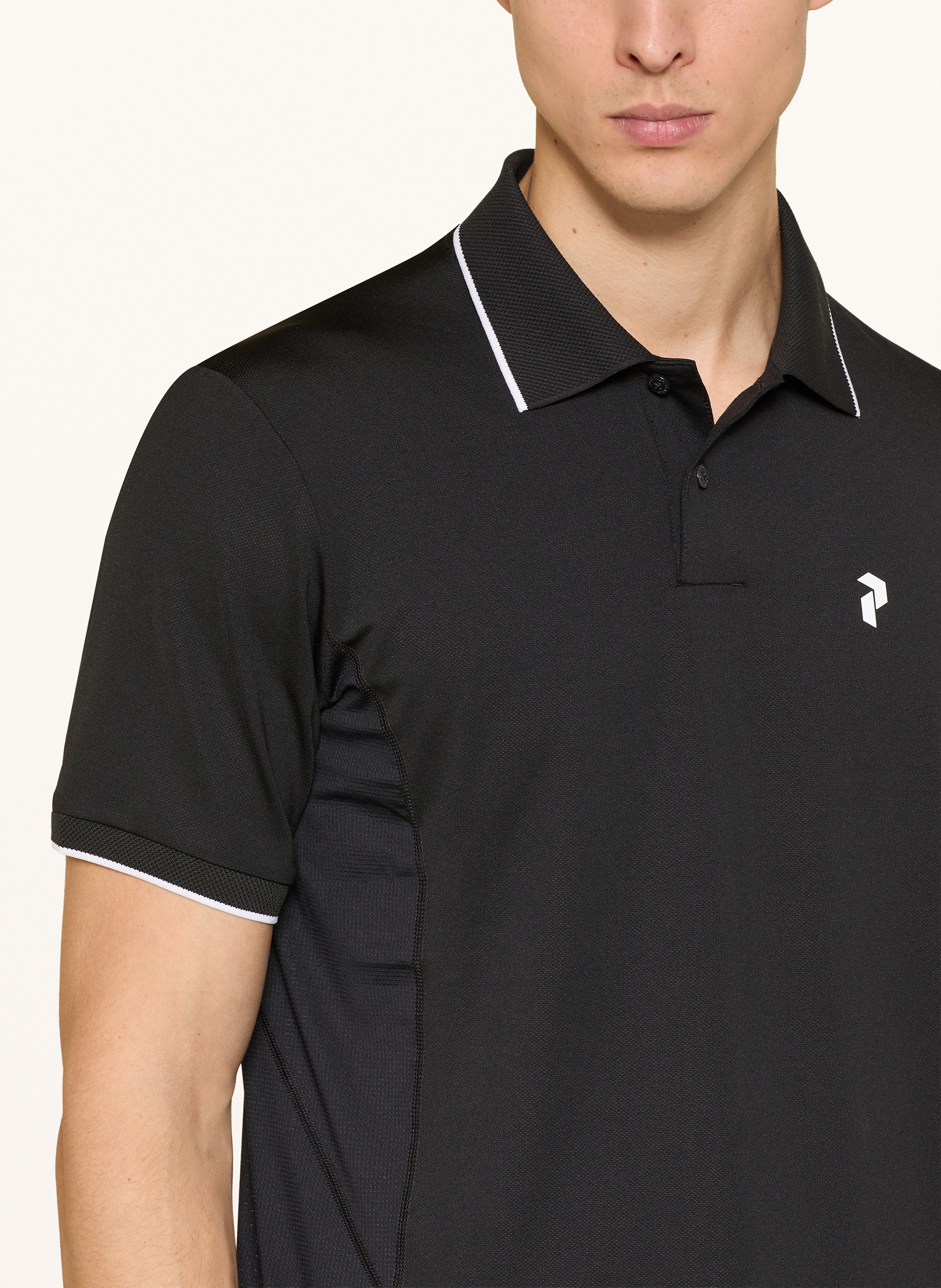 Thumbnail - Peak Performance Funktions-Poloshirt Mountainbreath schwarz