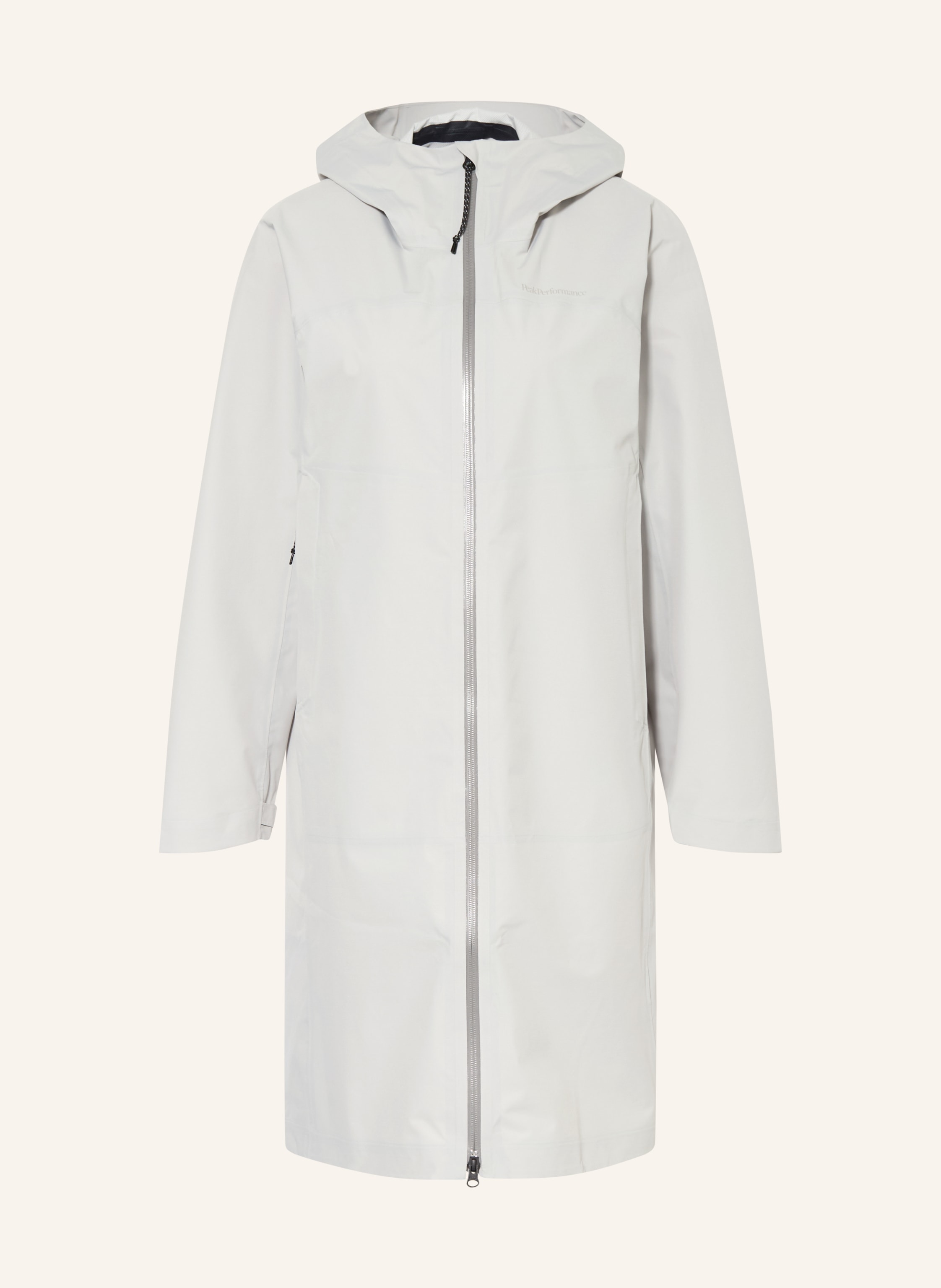 Peak Performance Regenmantel Treeline grau