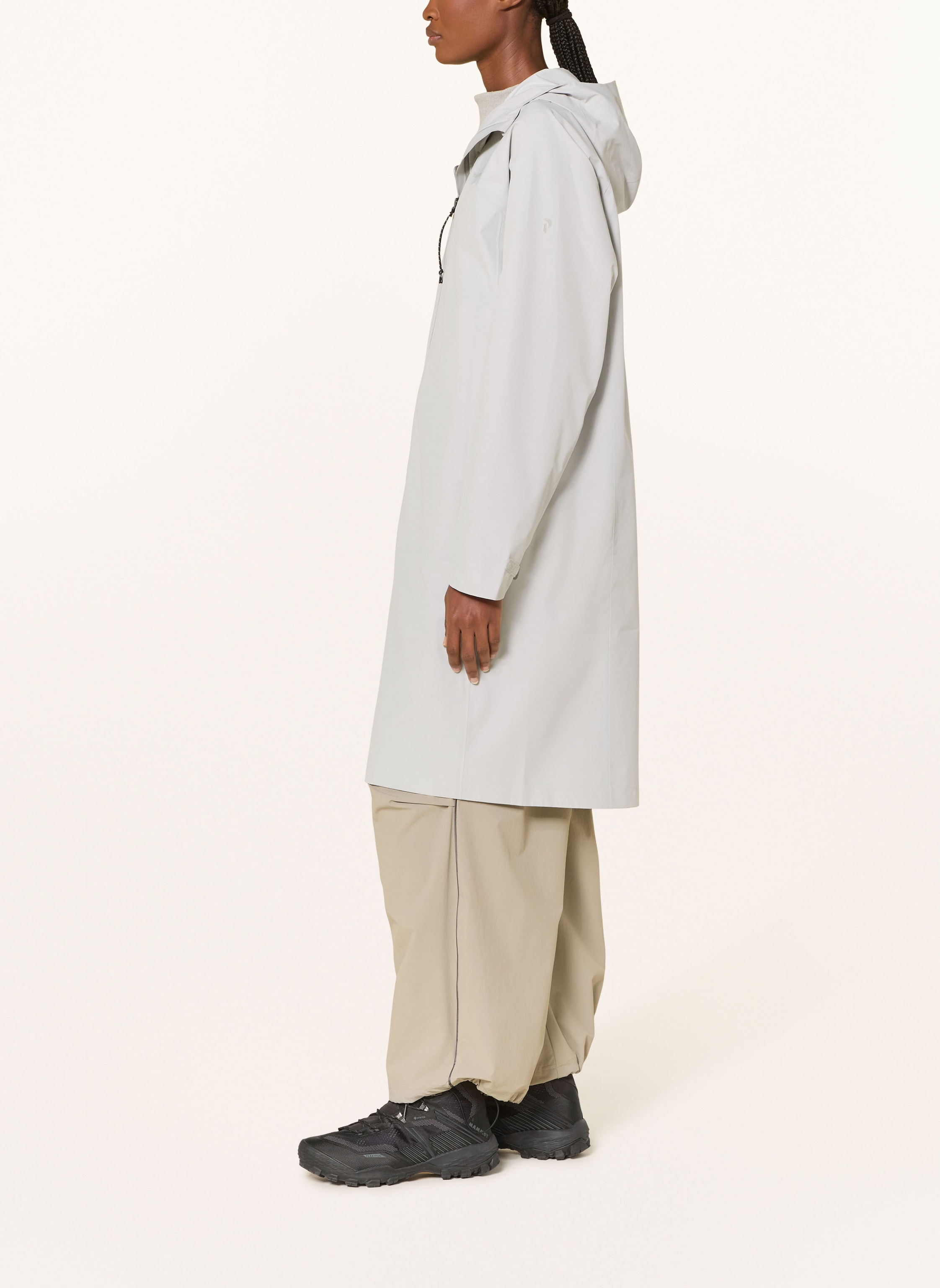 Thumbnail - Peak Performance Regenmantel Treeline grau