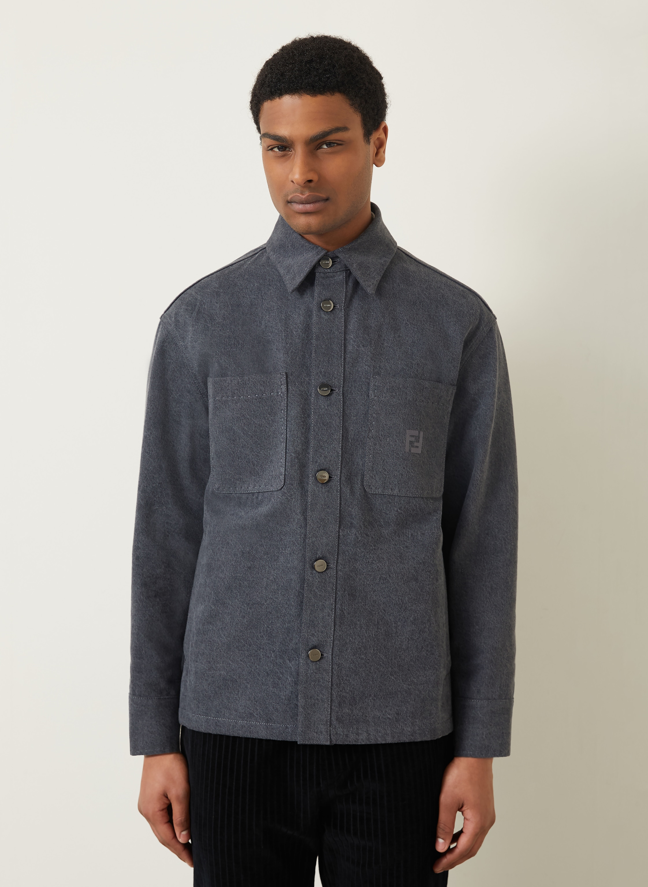 Thumbnail - Fendi Jeans-Overjacket grau