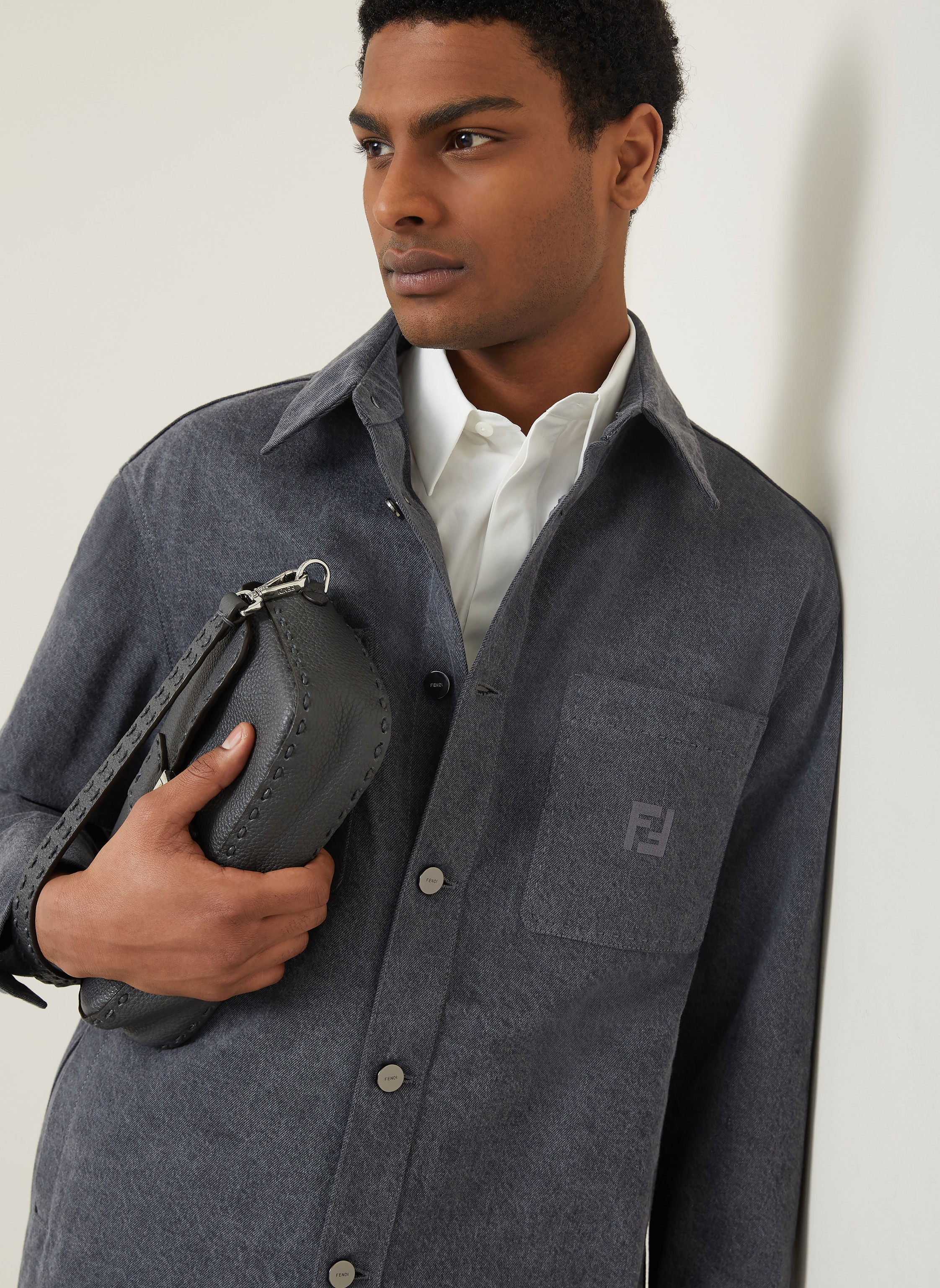 Thumbnail - Fendi Jeans-Overjacket grau