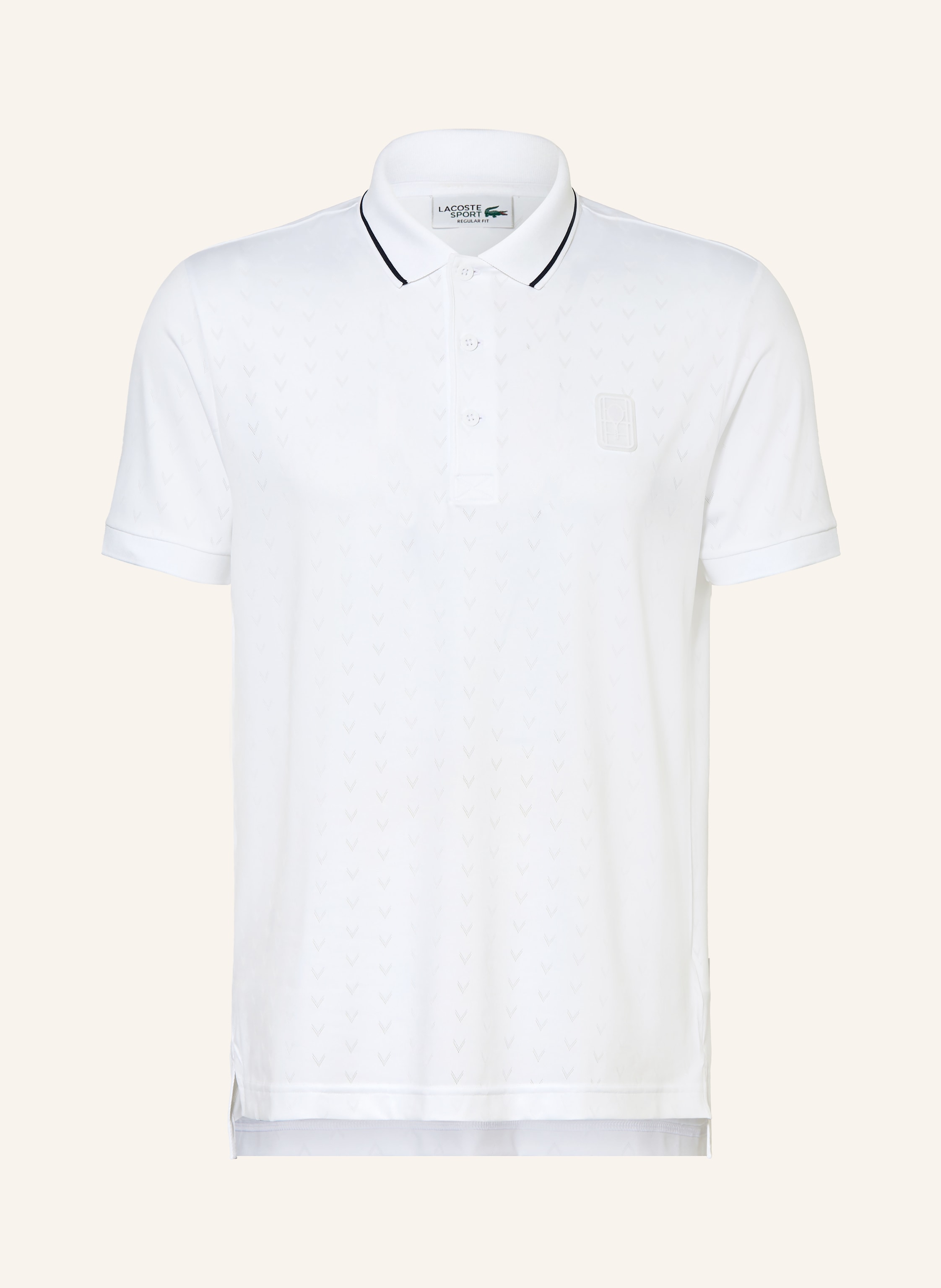 Lacoste Funktions-Poloshirt weiss