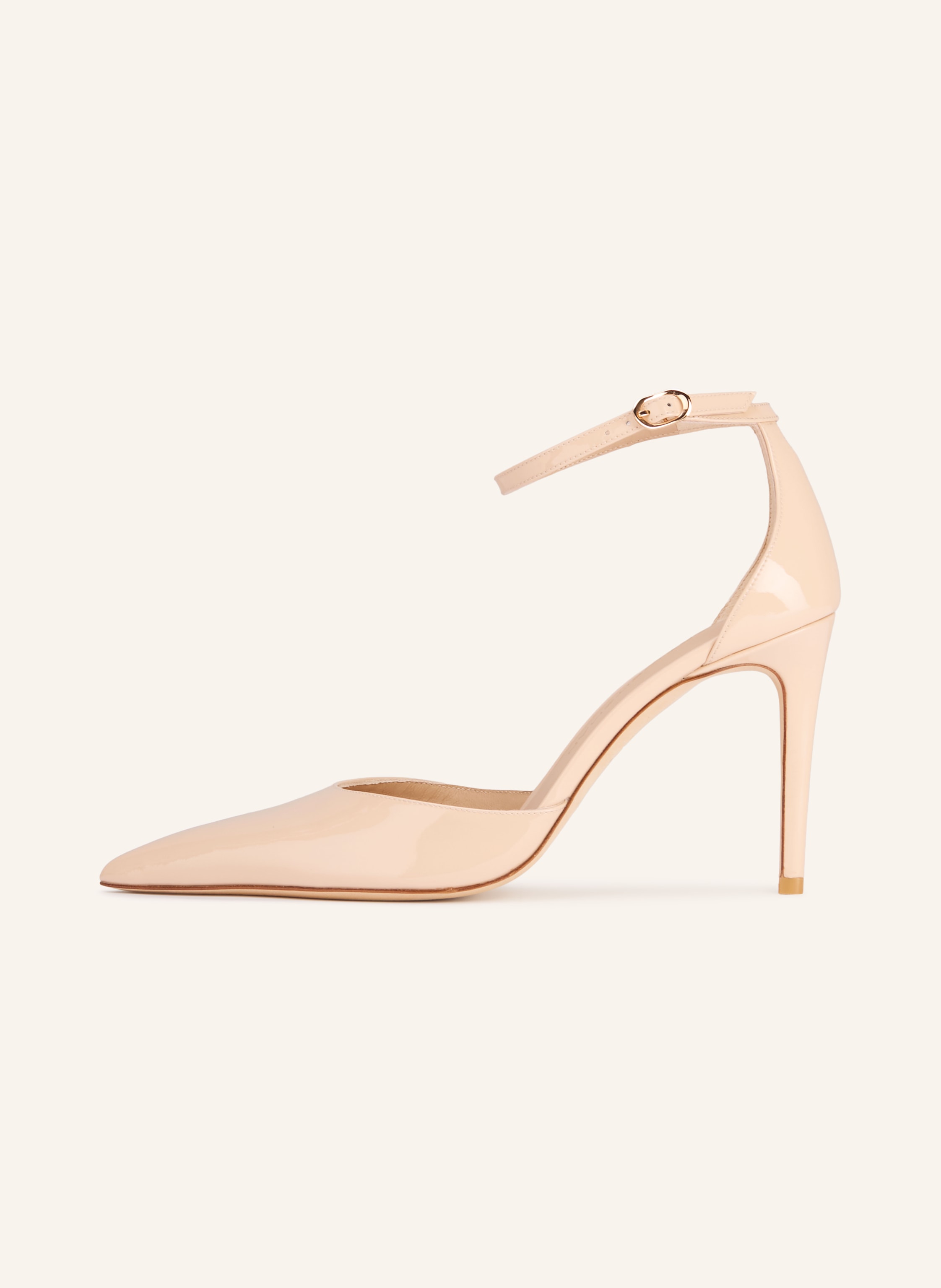 Thumbnail - Stuart Weitzman Lack-Pumps Stuart Power Strap beige