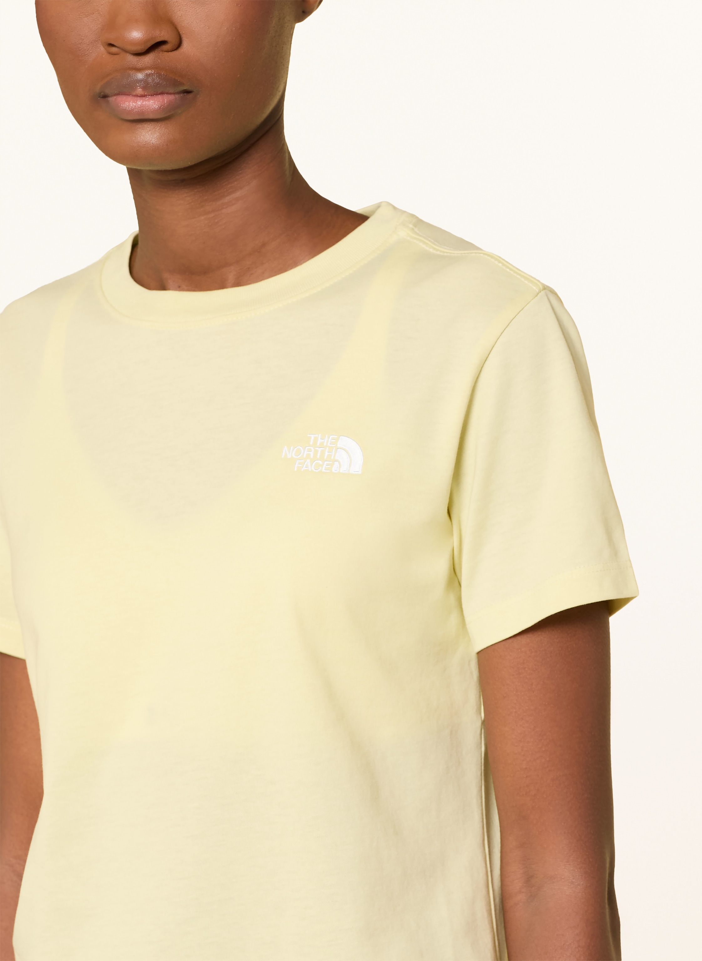 Thumbnail - The North Face T-Shirt Evolution Simple Dome gelb