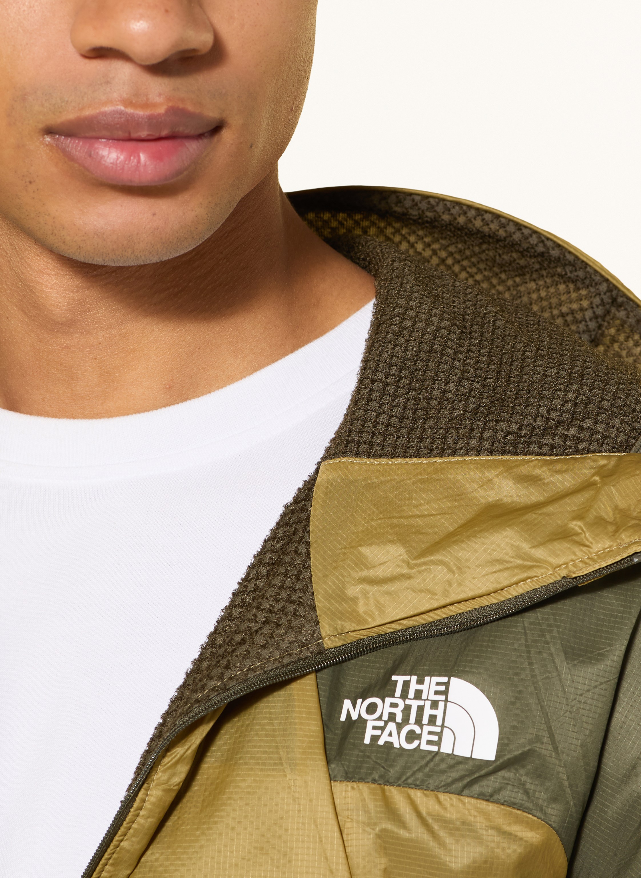 Thumbnail - The North Face Windbreaker Ridgelite Futurefleece gruen