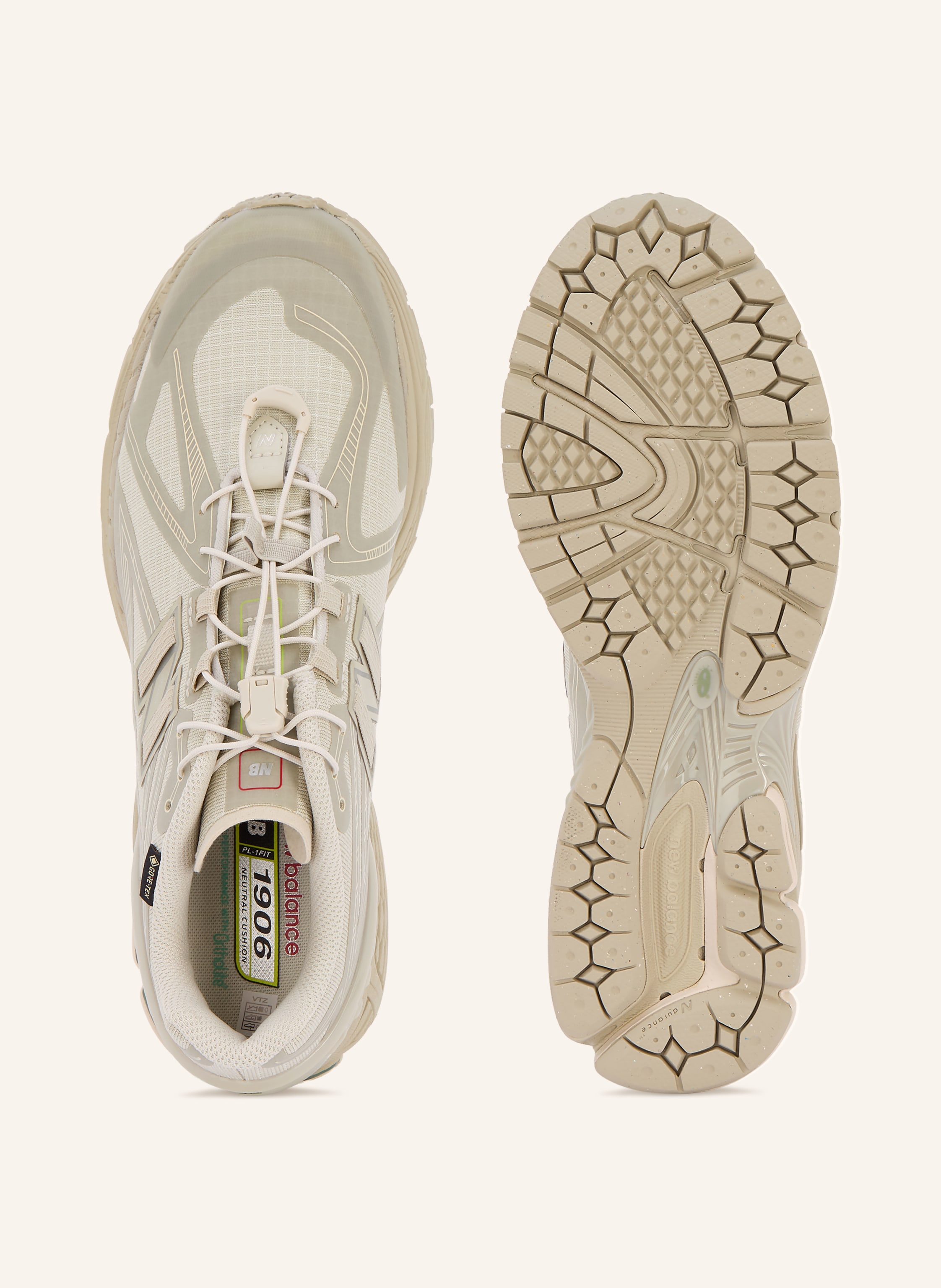 Thumbnail - New Balance Sneaker u1906x beige