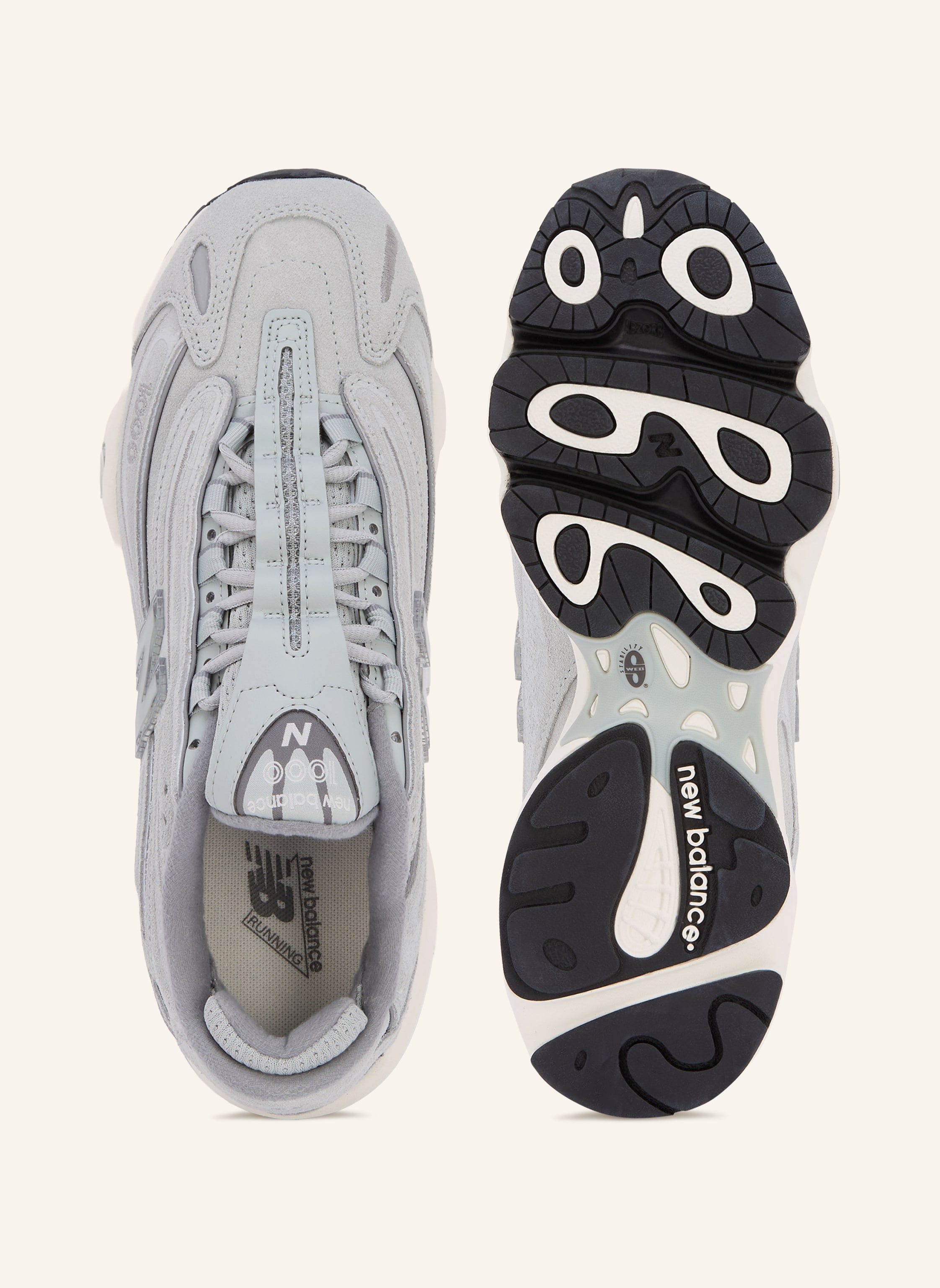 Thumbnail - New Balance Sneaker 1000 grau