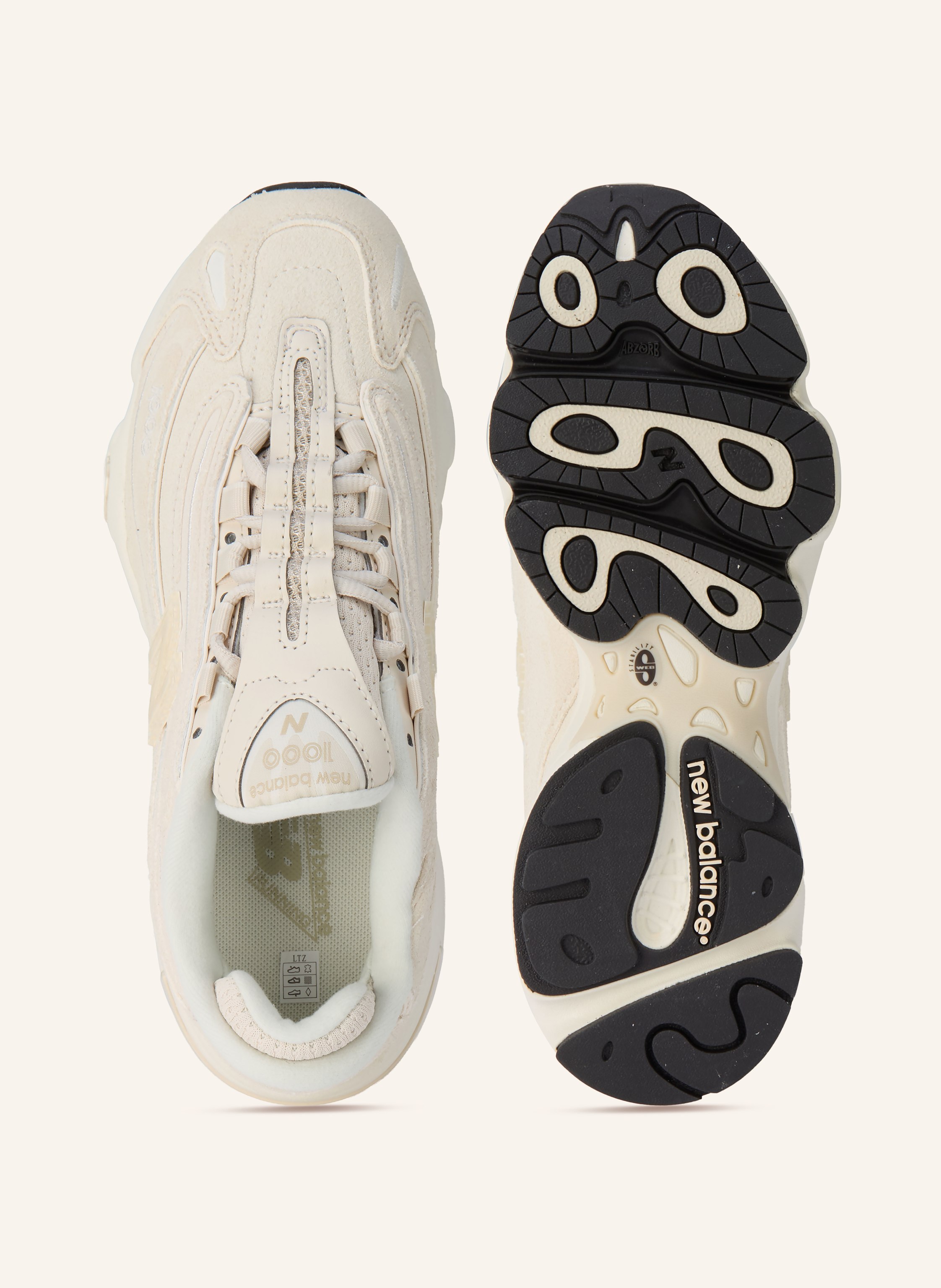 Thumbnail - New Balance Sneaker m1000 beige