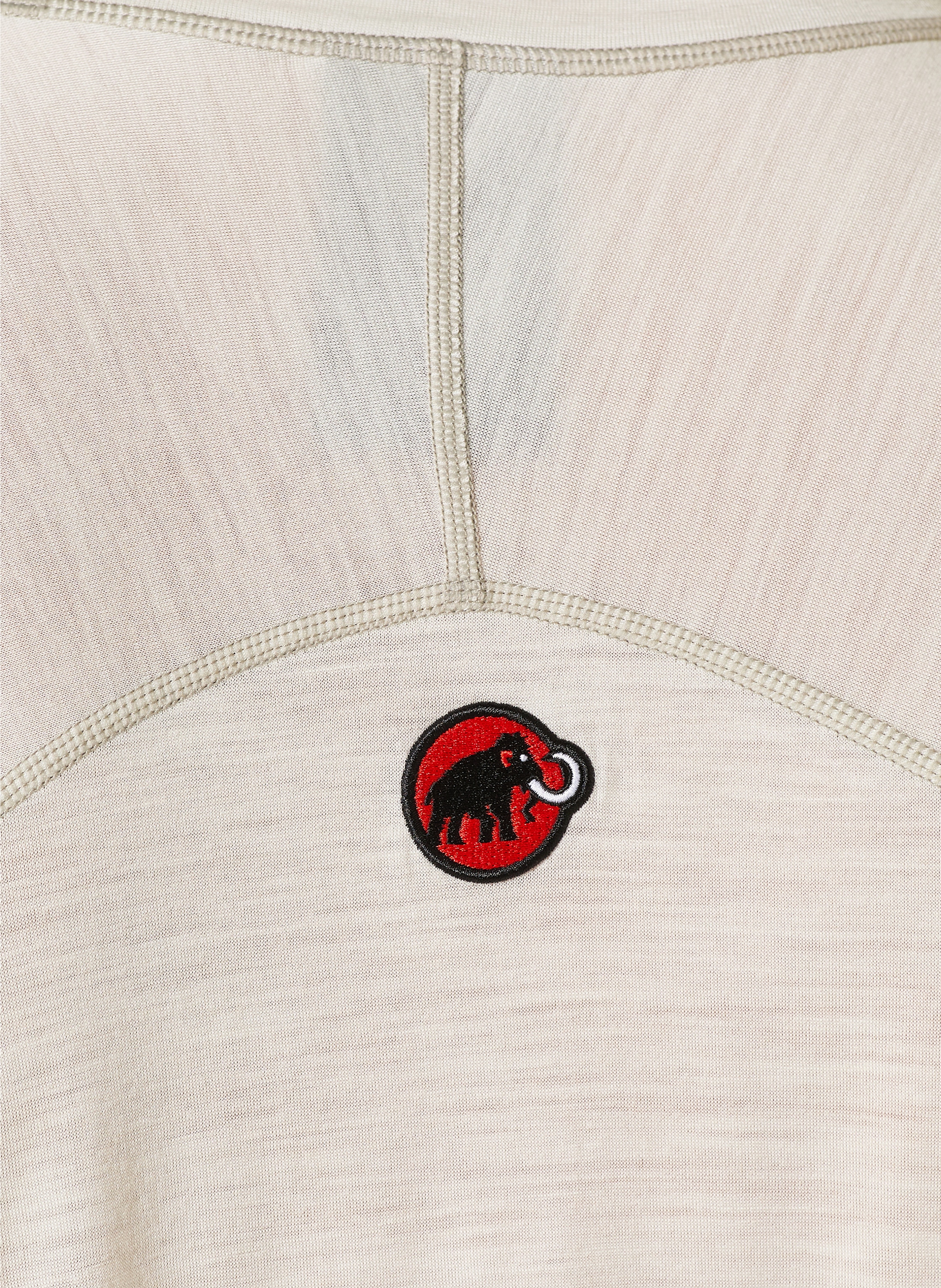 Thumbnail - Mammut Longsleeve Tree Wool Fl beige