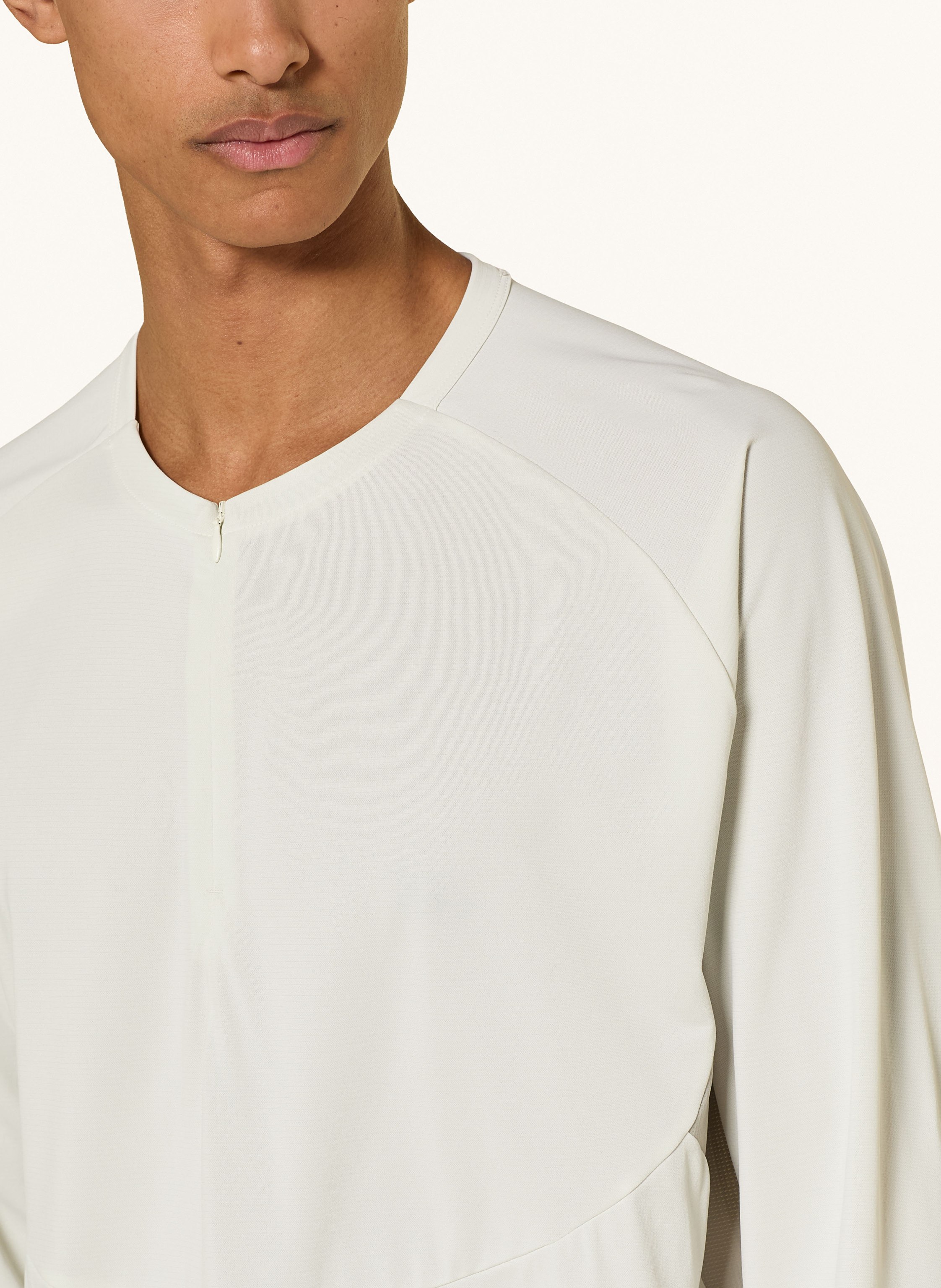 Thumbnail - Mammut Longsleeve Light Fl Half Zip beige