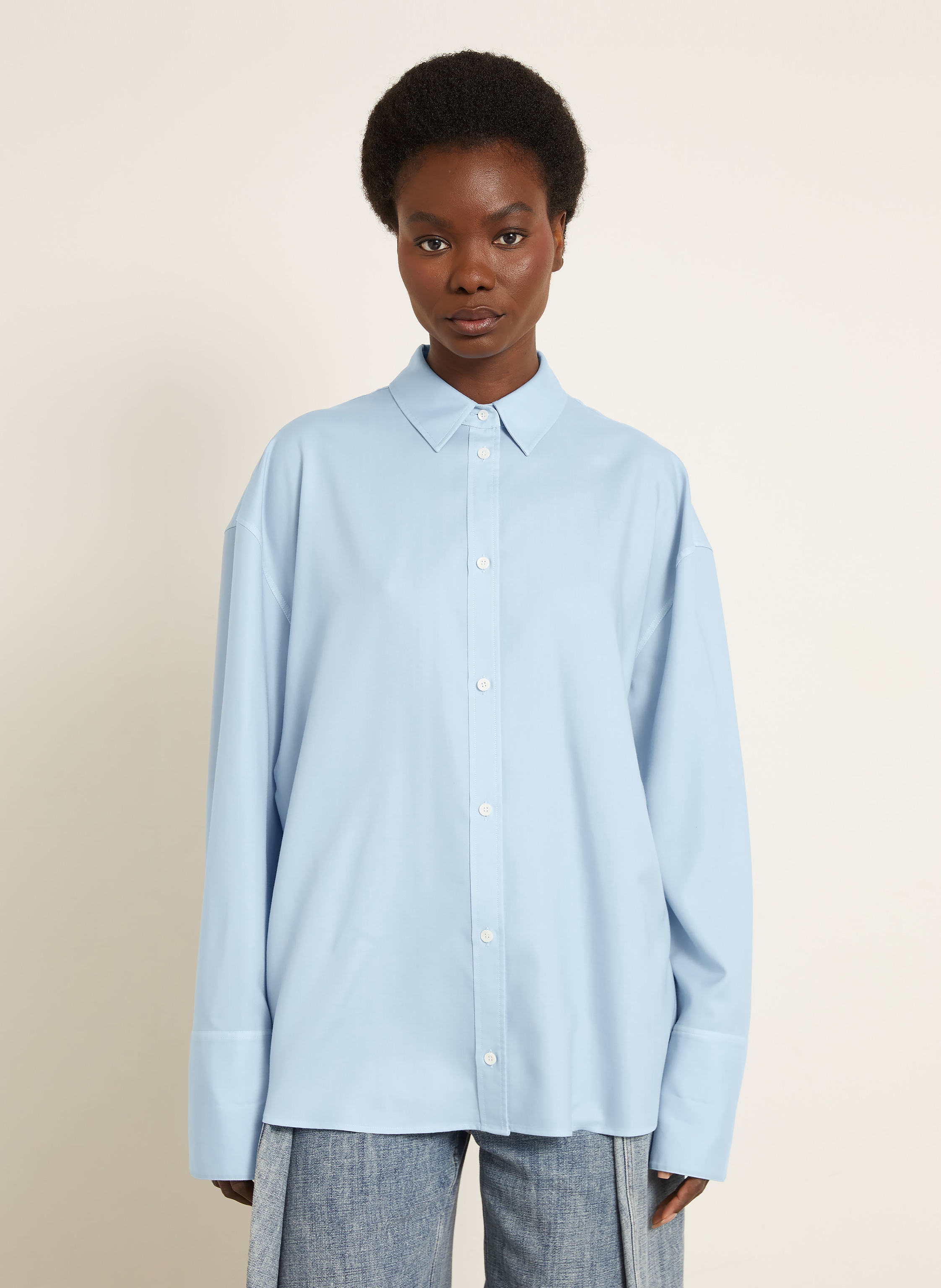 Thumbnail - Loewe Hemdbluse blau