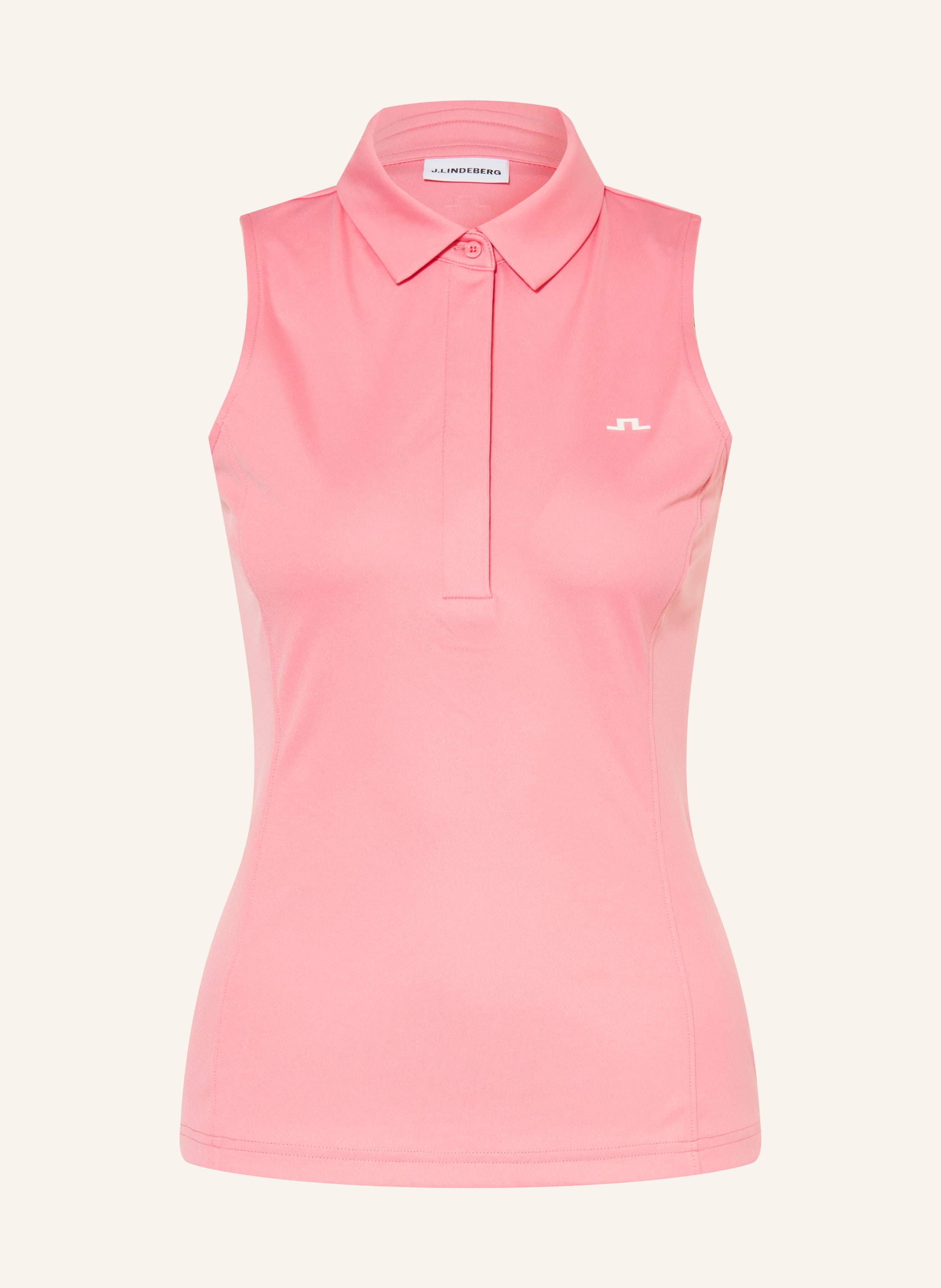 J.Lindeberg Funktions-Poloshirt rot