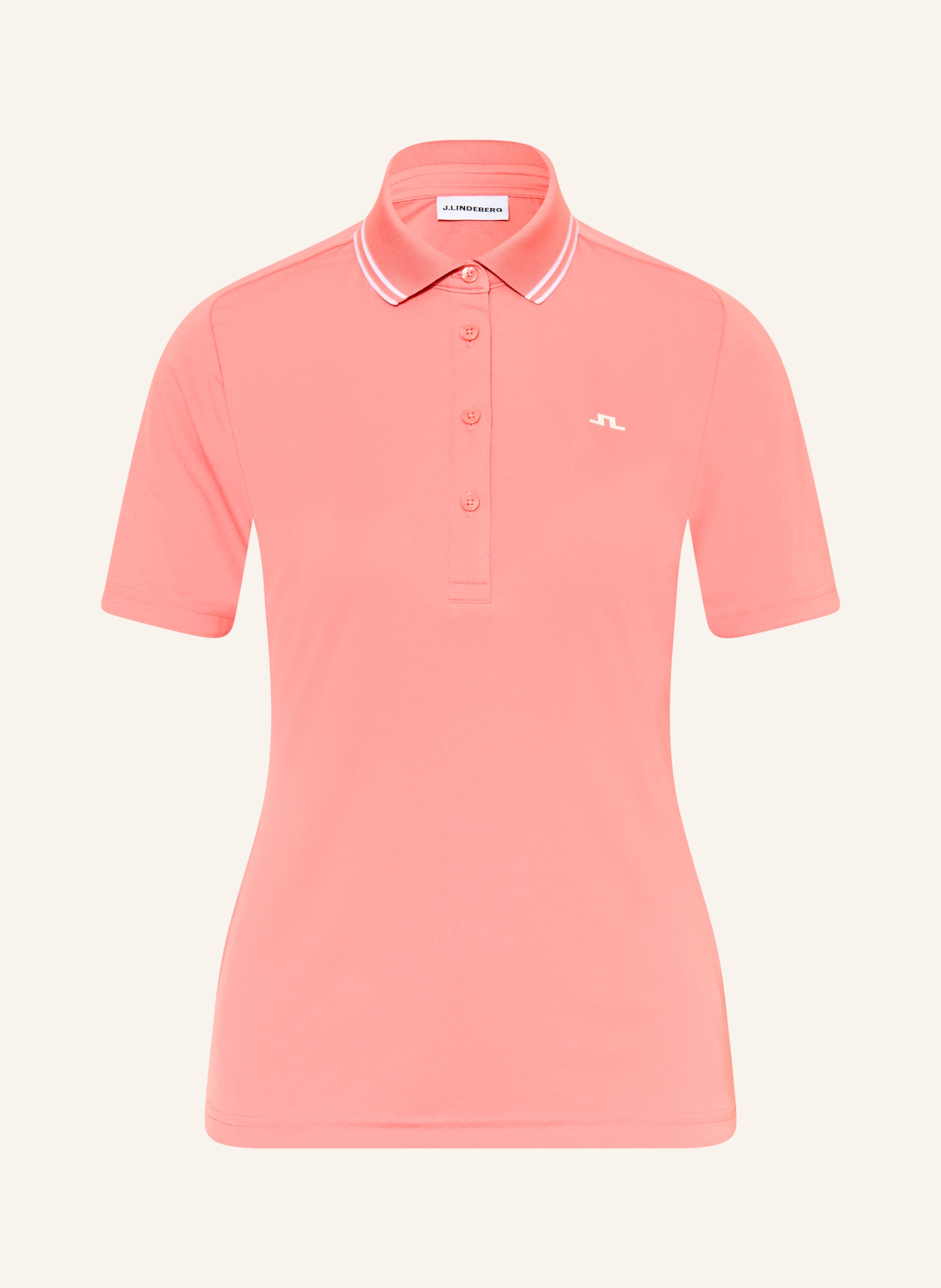J.Lindeberg Funktions-Poloshirt rot