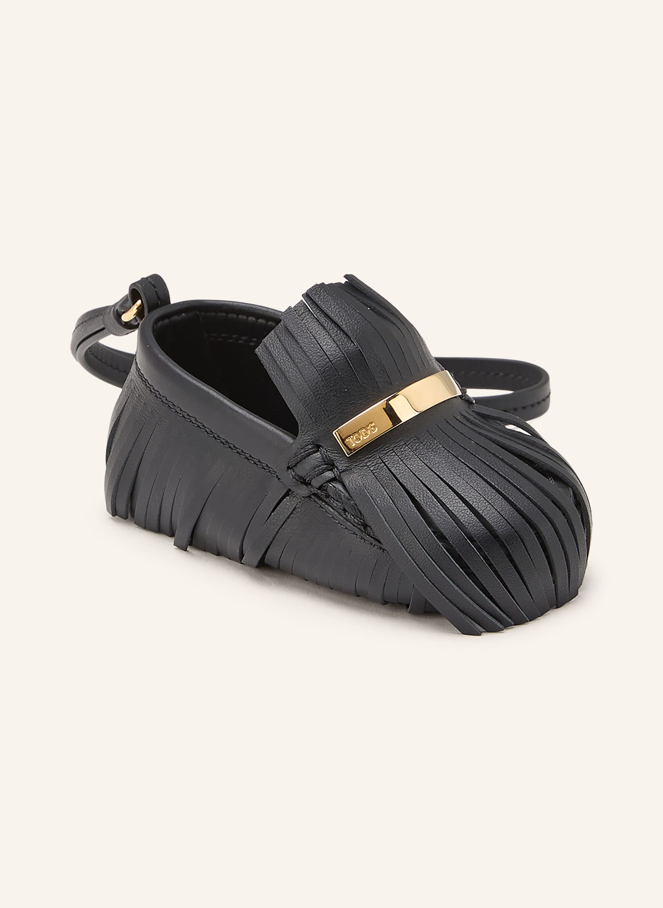 Tod's Taschenanhänger Gommino schwarz