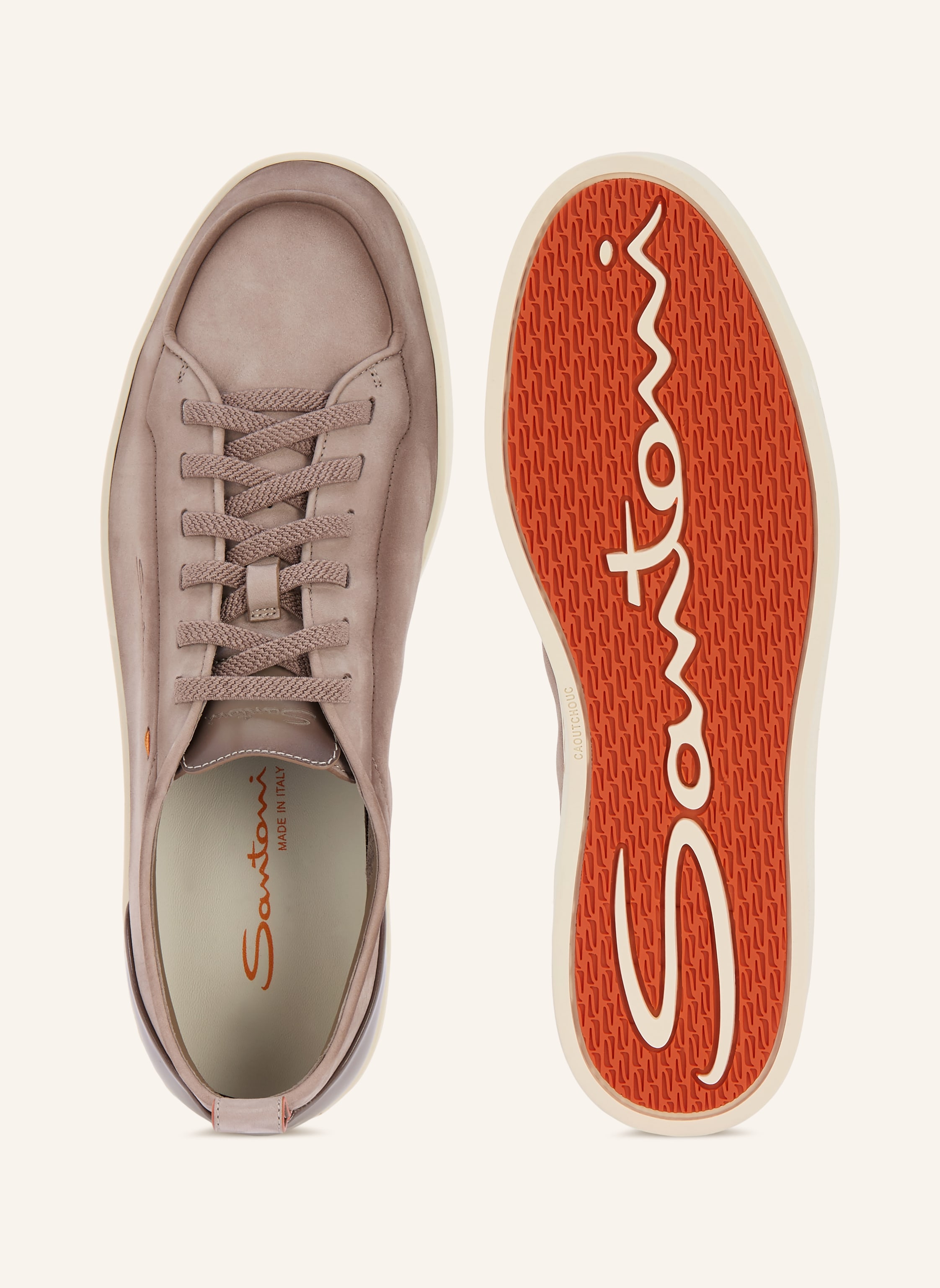 Thumbnail - Santoni Sneaker Montecarlo beige