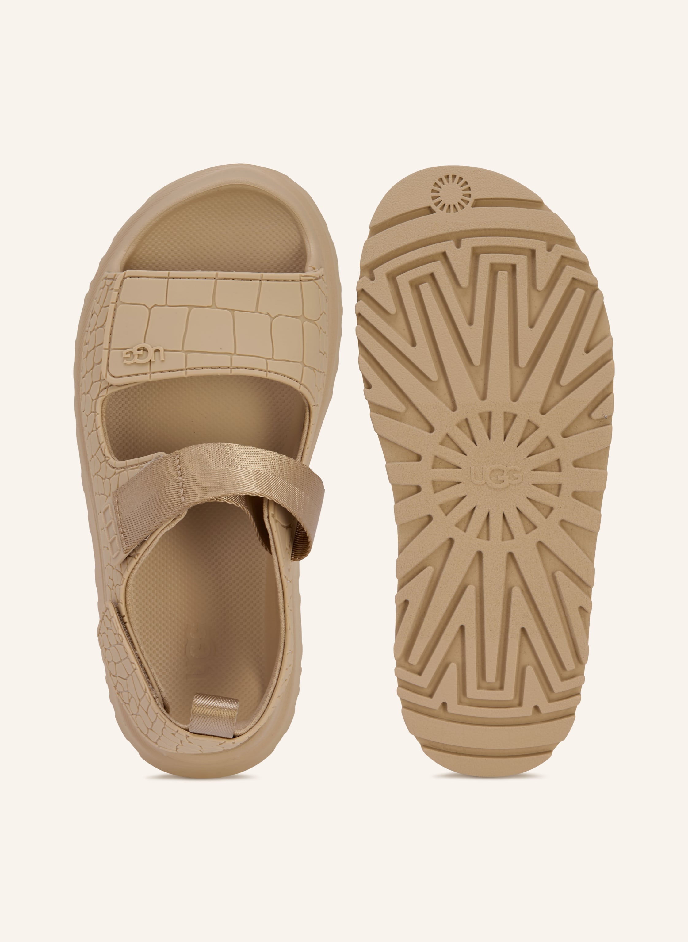 Thumbnail - Ugg Sandalen Goldenglow beige